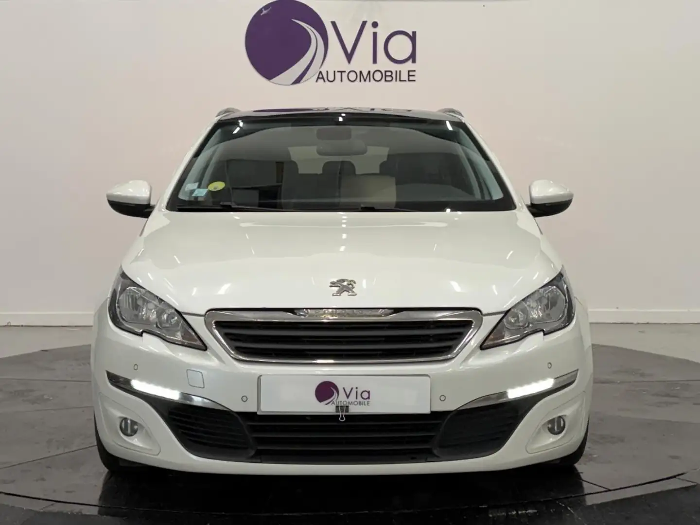 Peugeot 308 SW 1.6 HDi 120 Allure CUIR / CAMERA / PANO Blanc - 2