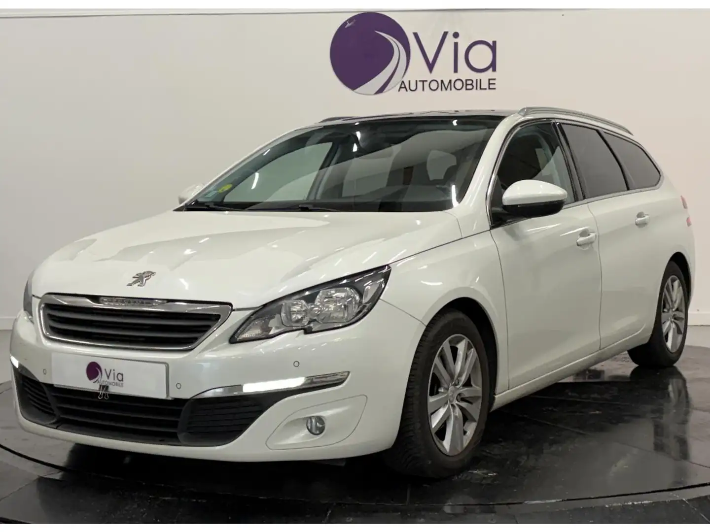 Peugeot 308 SW 1.6 HDi 120 Allure CUIR / CAMERA / PANO Blanc - 1