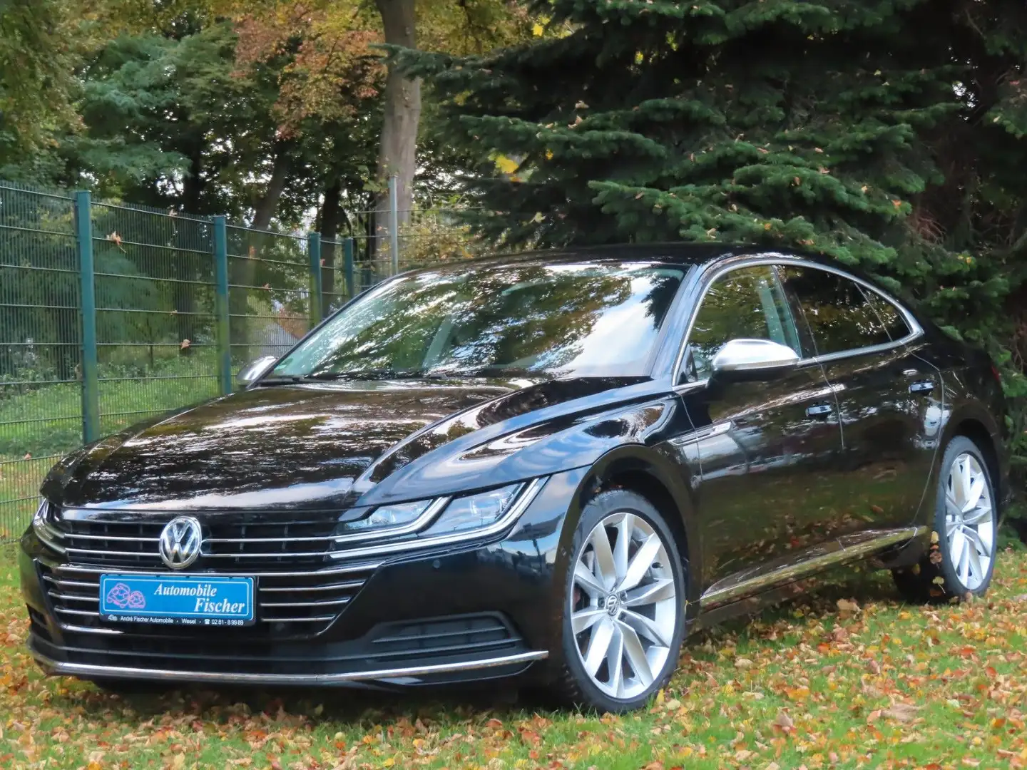 Volkswagen Arteon Elegance Schwarz-Leder Schwarz-1. Hand" Schwarz - 1