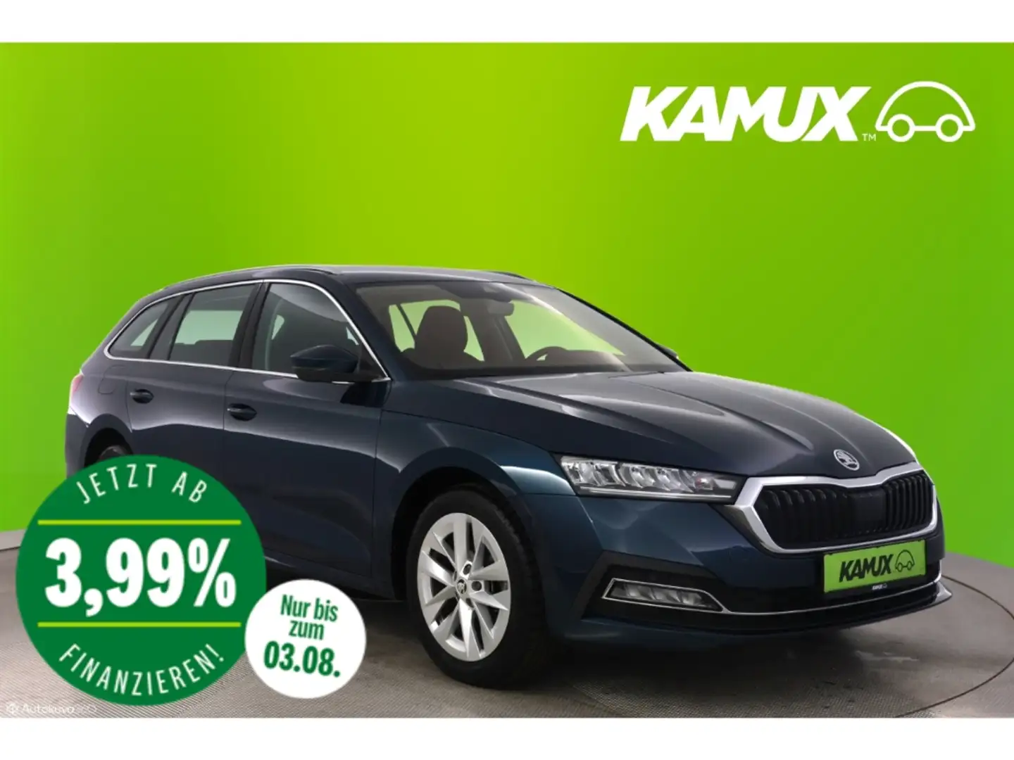 Skoda Octavia 1.0TSI Combi DSG Style+LED+VIRTUAL+PDC Blau - 1