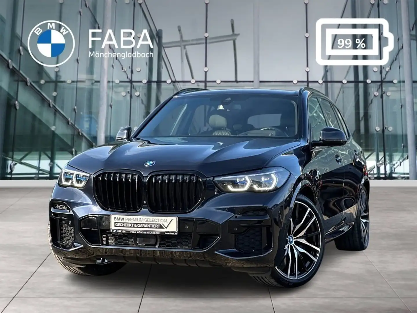 BMW X5 xDrive45e M Sportpaket Head-Up HK HiFi DAB Schwarz - 1