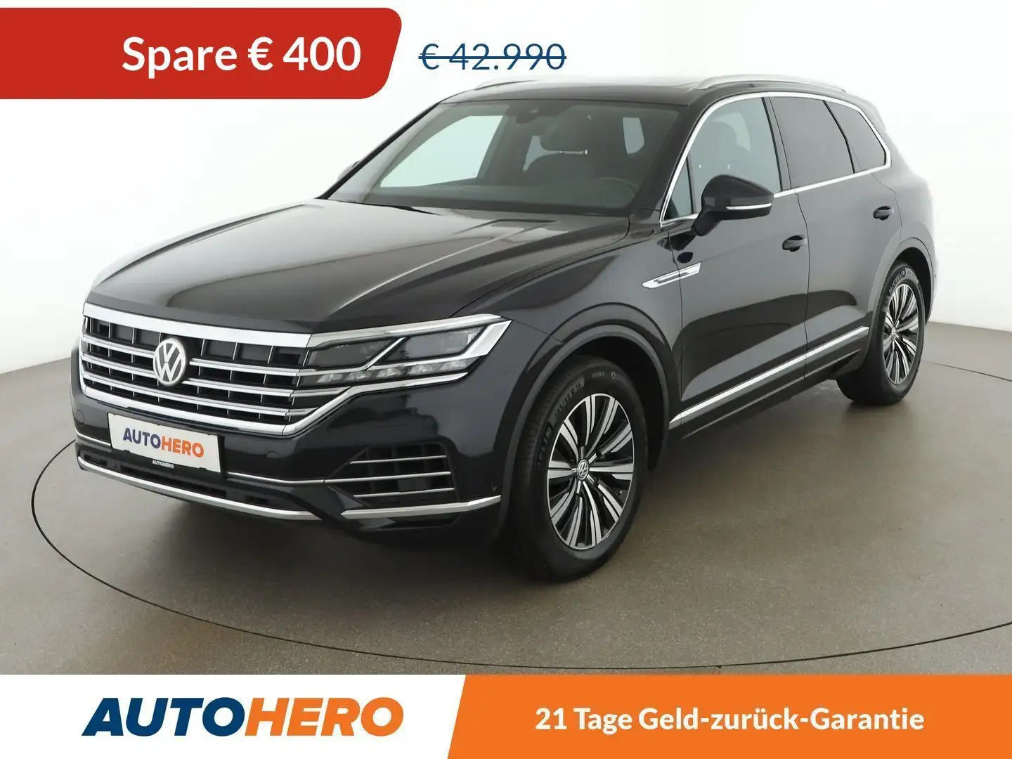 Volkswagen Touareg 3.0 V6 TDI Elegance 4Motion Aut. *ACC*SPUR*TOT*CAM Zwart - 1
