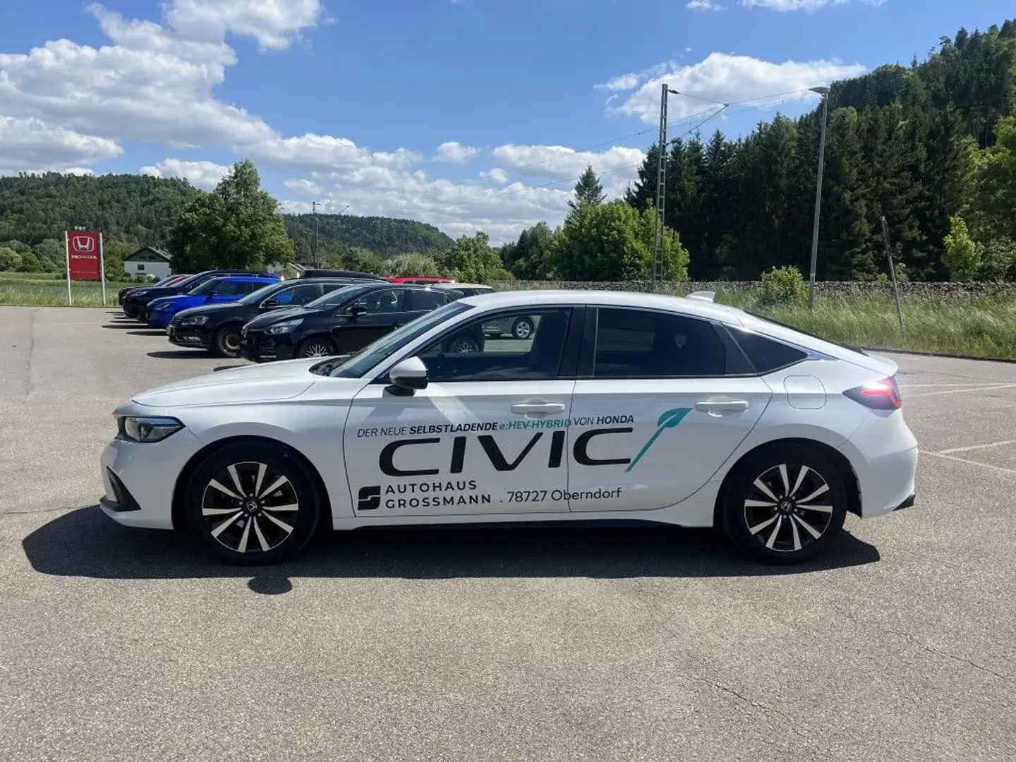 Honda Civic e:HEV 2.0 i-MMD Hybrid Elegance Blanc - 2