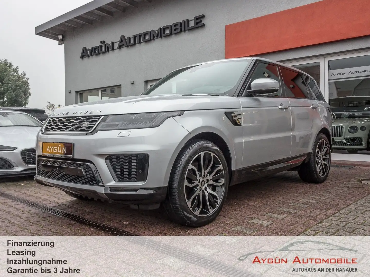 Land Rover Range Rover Sport P400e HSE*ACC*Pano*HUD*360-Kam Silber - 1