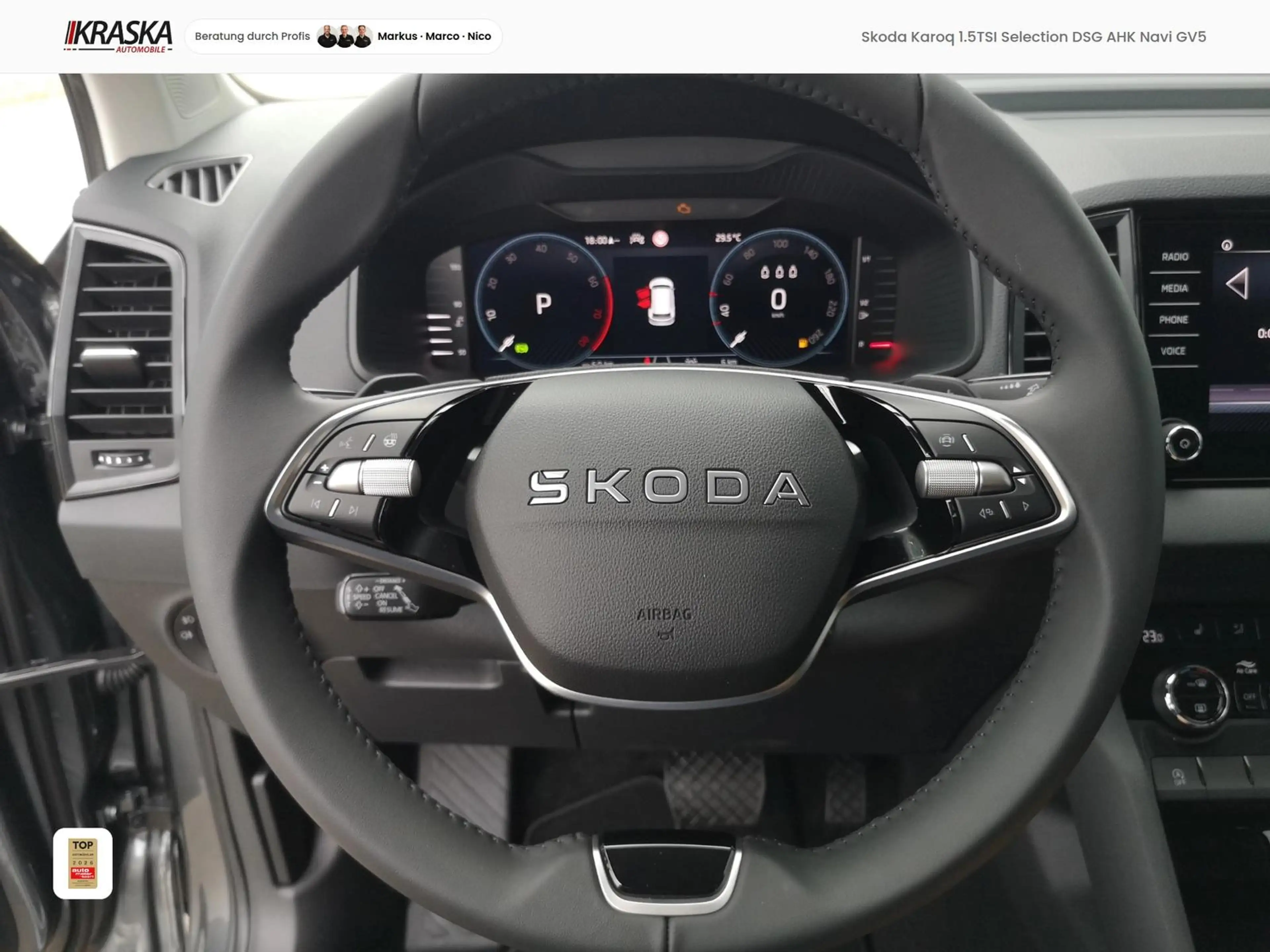 Skoda Karoq 1.5TSI Selection DSG AHK Navi GV5 ACC %%% — photo 5