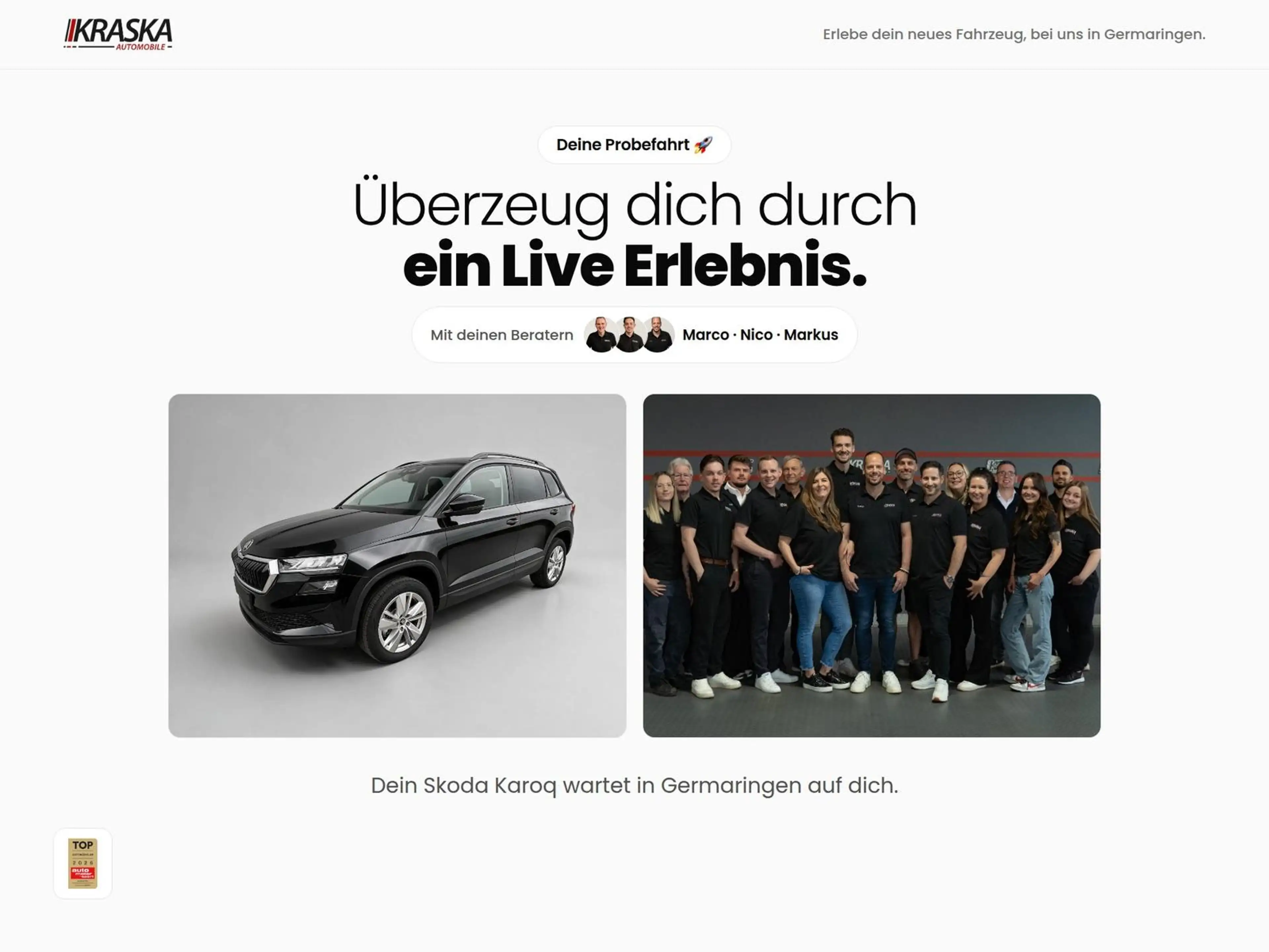 Skoda Karoq 1.5TSI Selection DSG AHK Navi GV5 ACC %%% — photo 11