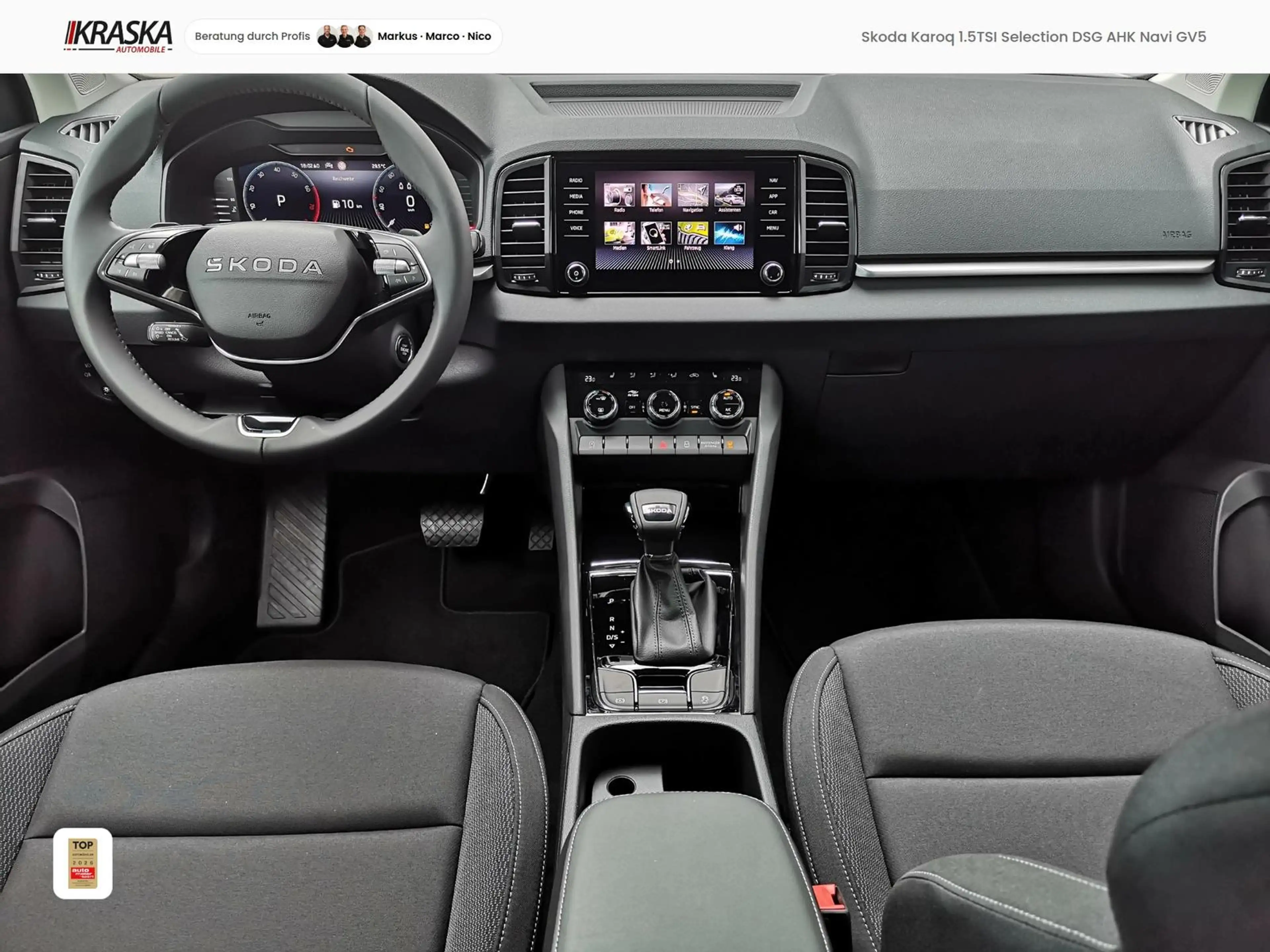 Skoda Karoq 1.5TSI Selection DSG AHK Navi GV5 ACC %%% — photo 4