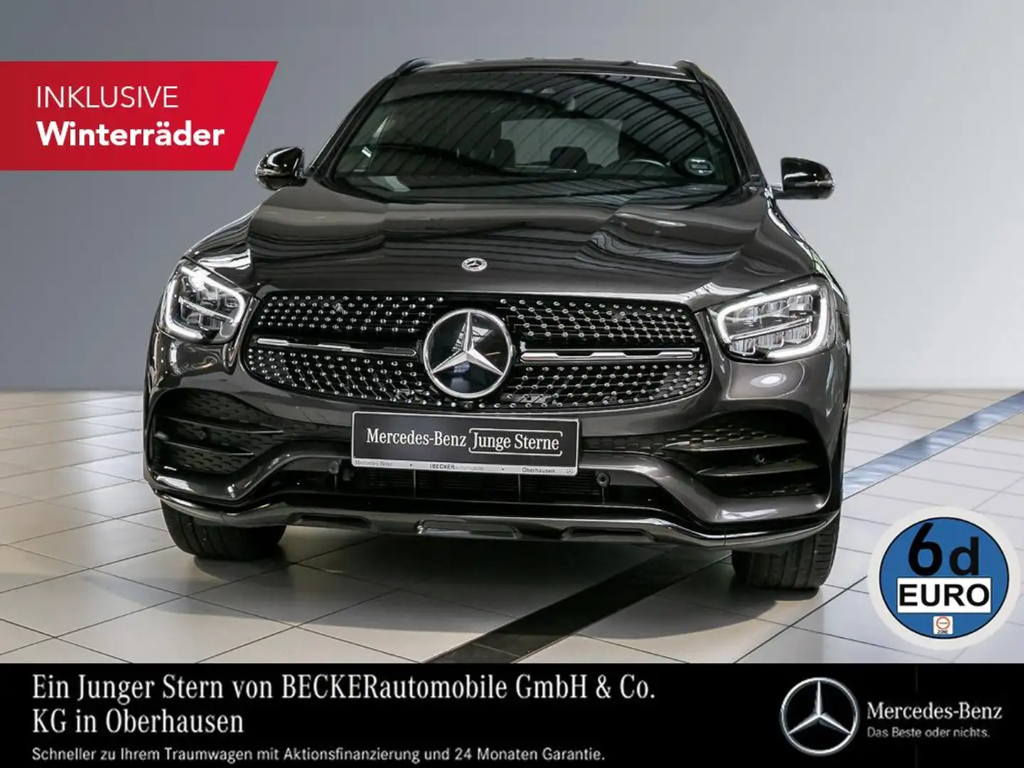 Mercedes-Benz GLC 300 e 4M AMG AHK MEMORY NIGHT SPURPAKET 360° Grau - 1