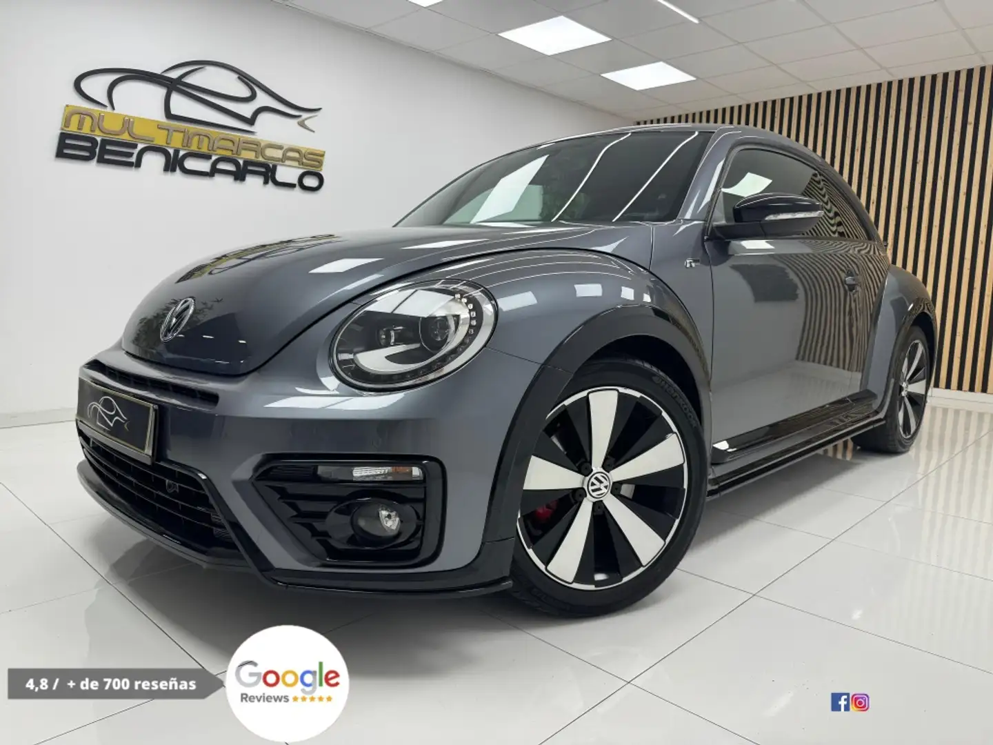 Volkswagen Beetle 2.0 TSI R-Line DSG 162kW Gris - 2