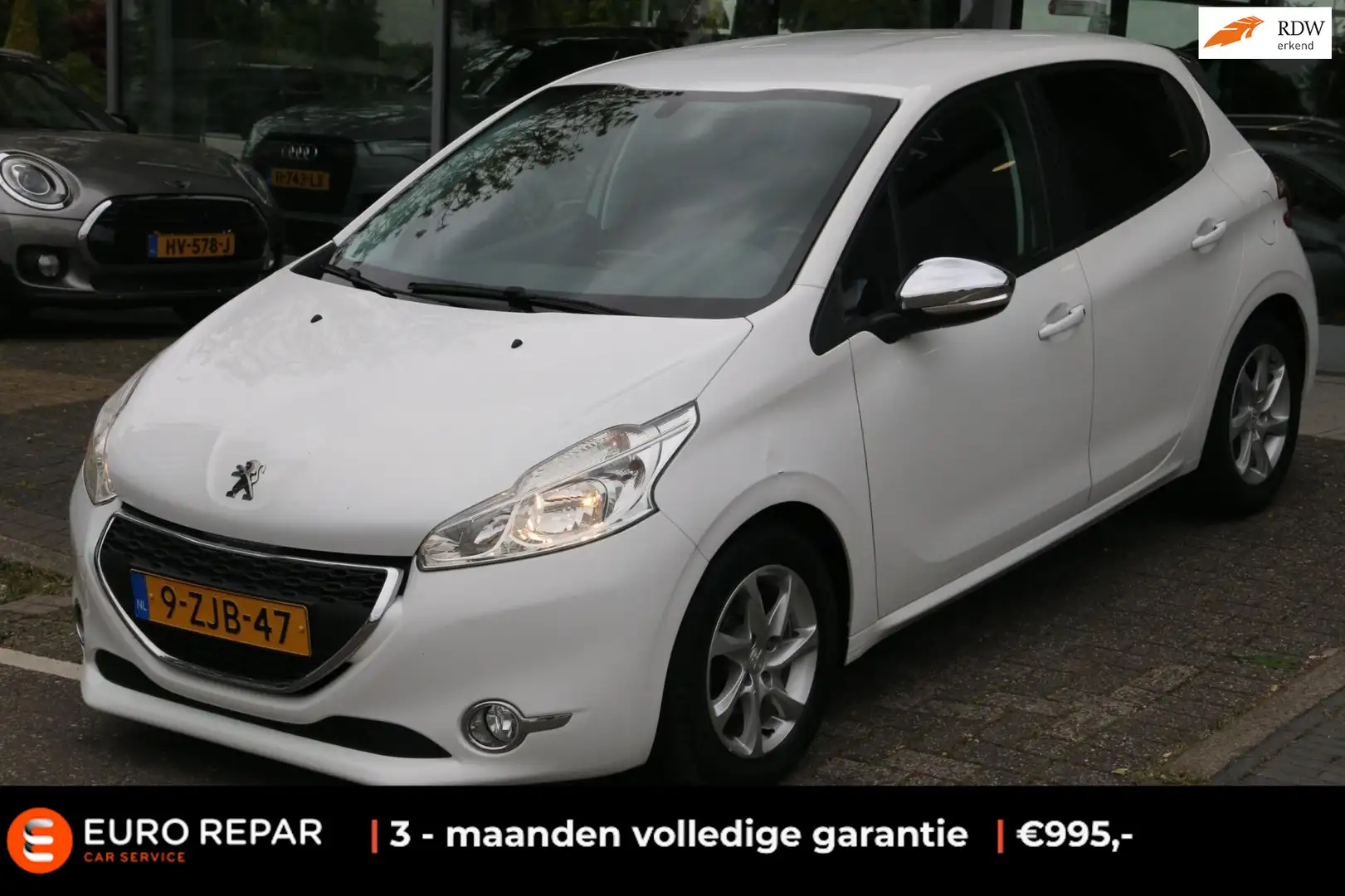 Peugeot 208 1.2 e-VTi Style AUTOMAAT NL-AUTO NAP! Bílá - 1