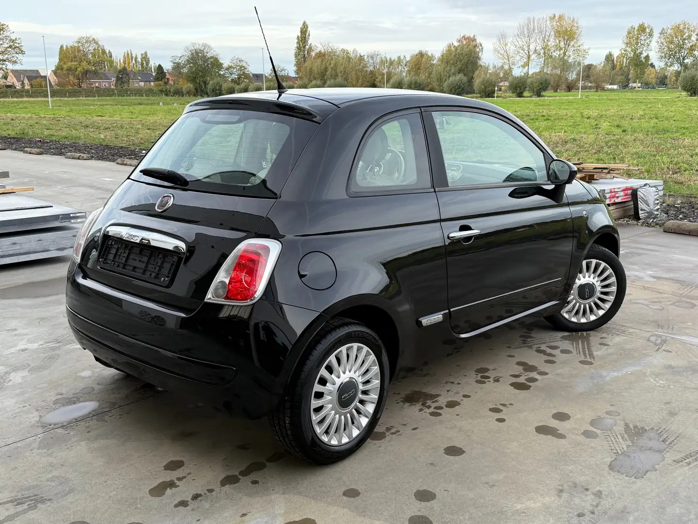 Fiat 500 500 1.2 Dualogic Lounge Zwart - 2
