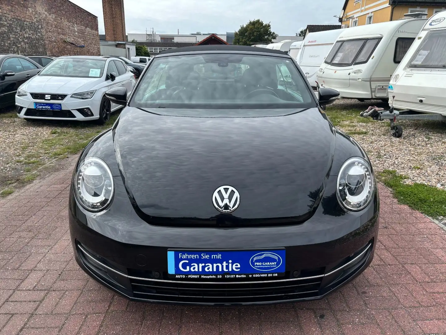 Volkswagen Beetle Cabriolet Design BMT+BI-XENON+SITZHEIZUNG Noir - 2