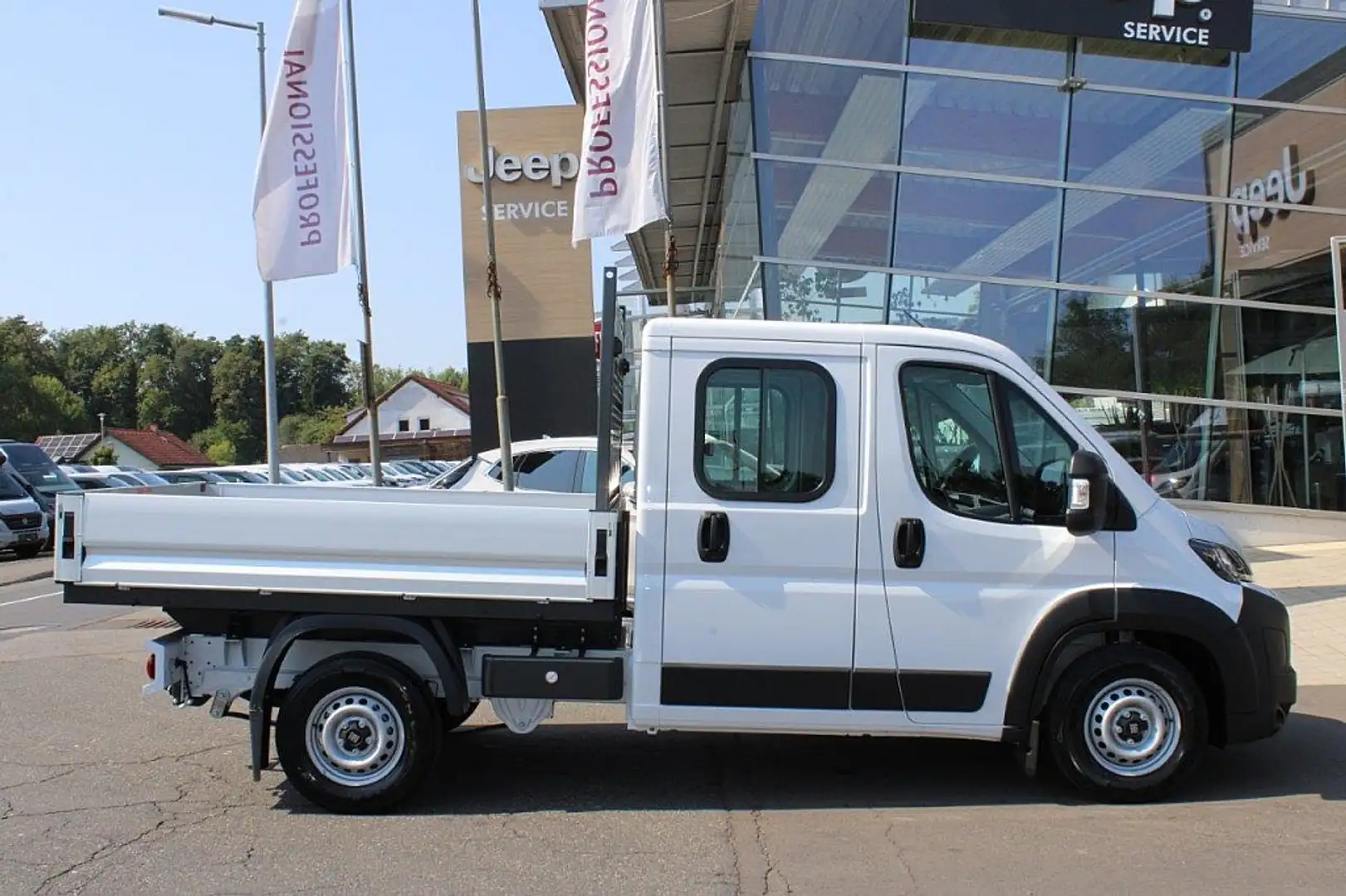 Fiat Ducato Doka Pritsche 140 7 Sitze Klima 7Zoll ... Weiß - 2