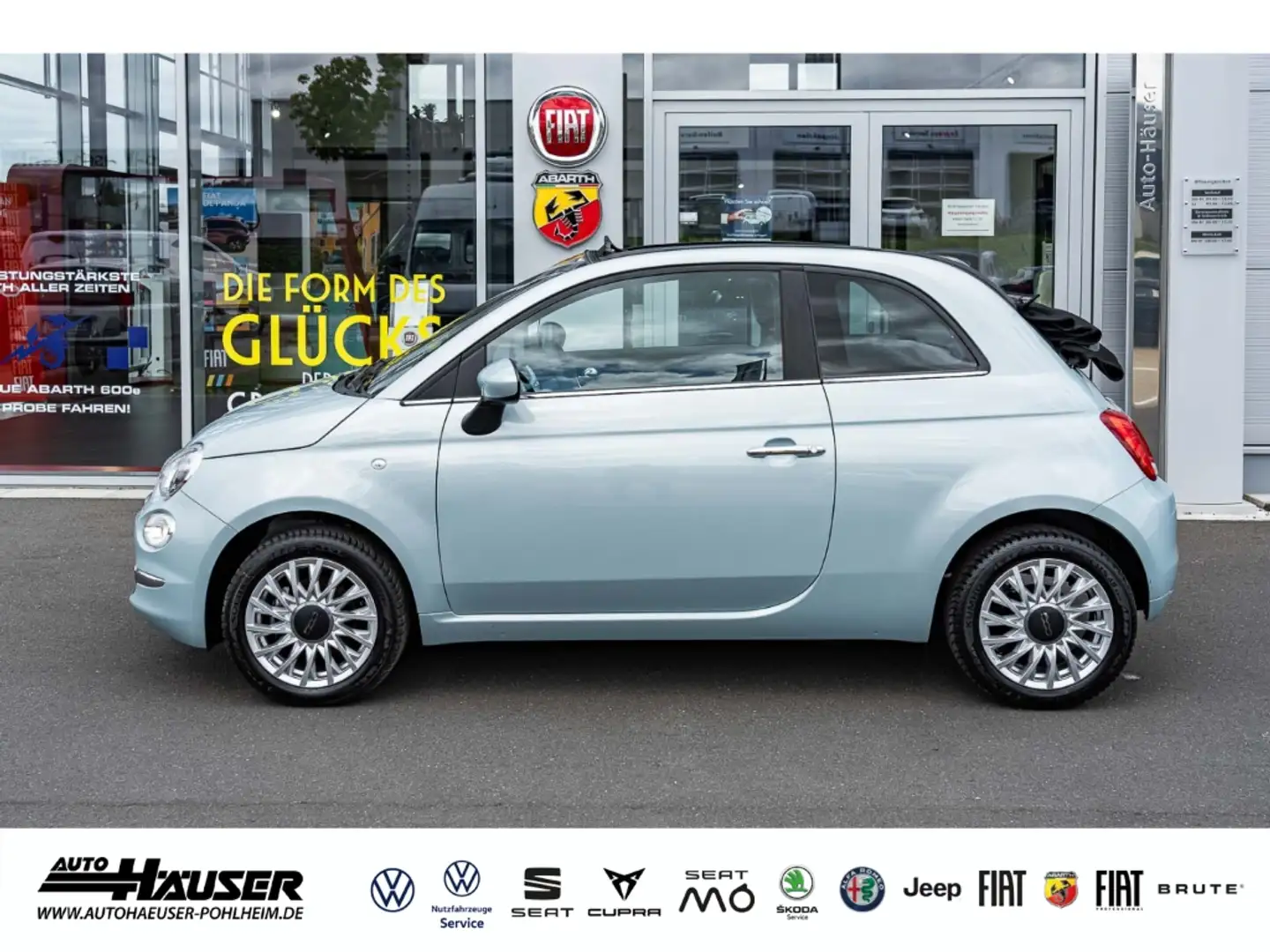 Fiat 500C Dolcevita 1.0 GSE Mild Hybrid KOMFORT TECH NAVI PD Blauw - 2