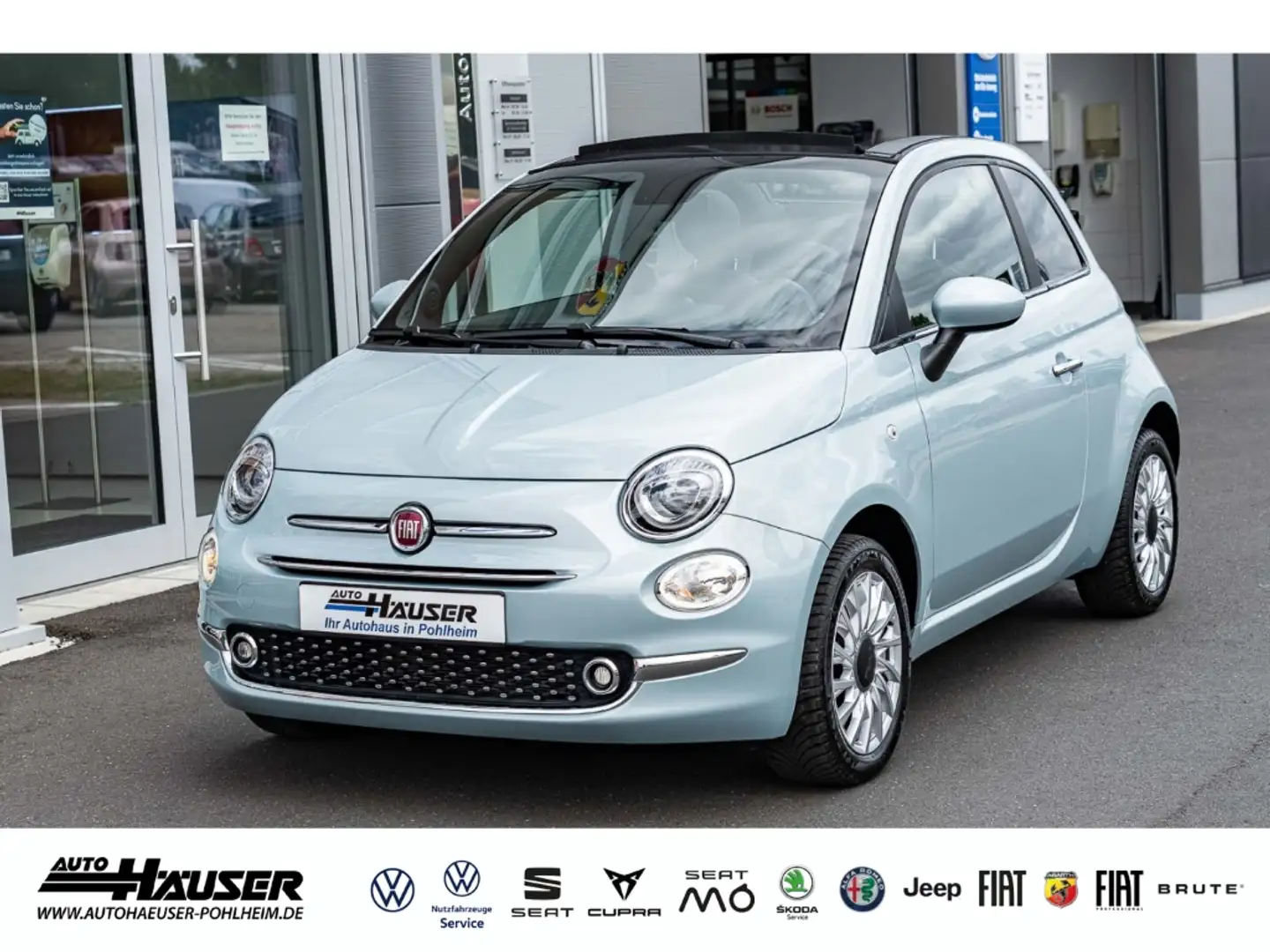 Fiat 500C Dolcevita 1.0 GSE Mild Hybrid KOMFORT TECH NAVI PD Blauw - 1