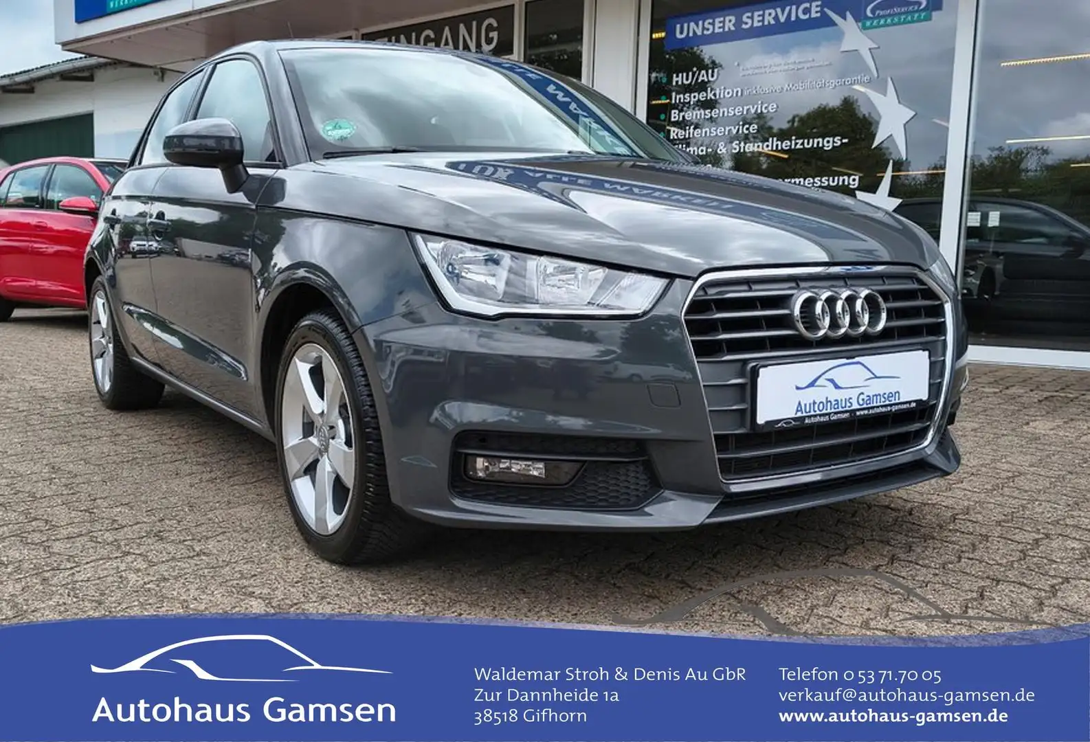Audi A1 1.0 TFSI Sport Sportback Winter/ALU/PDC Gris - 1