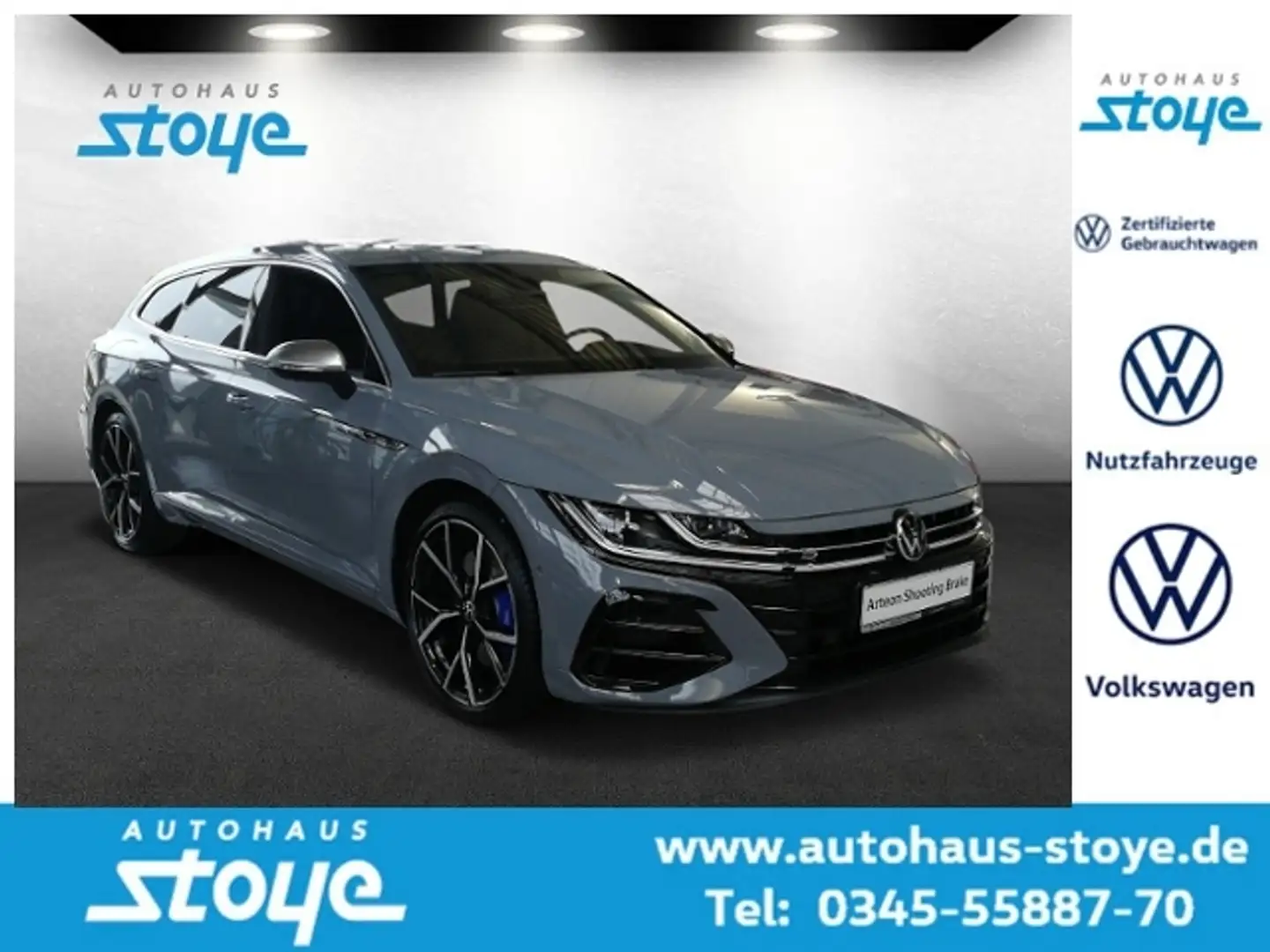 Volkswagen Arteon R Shooting Brake TSI 4M DSG PANO Navi AZV Gris - 1