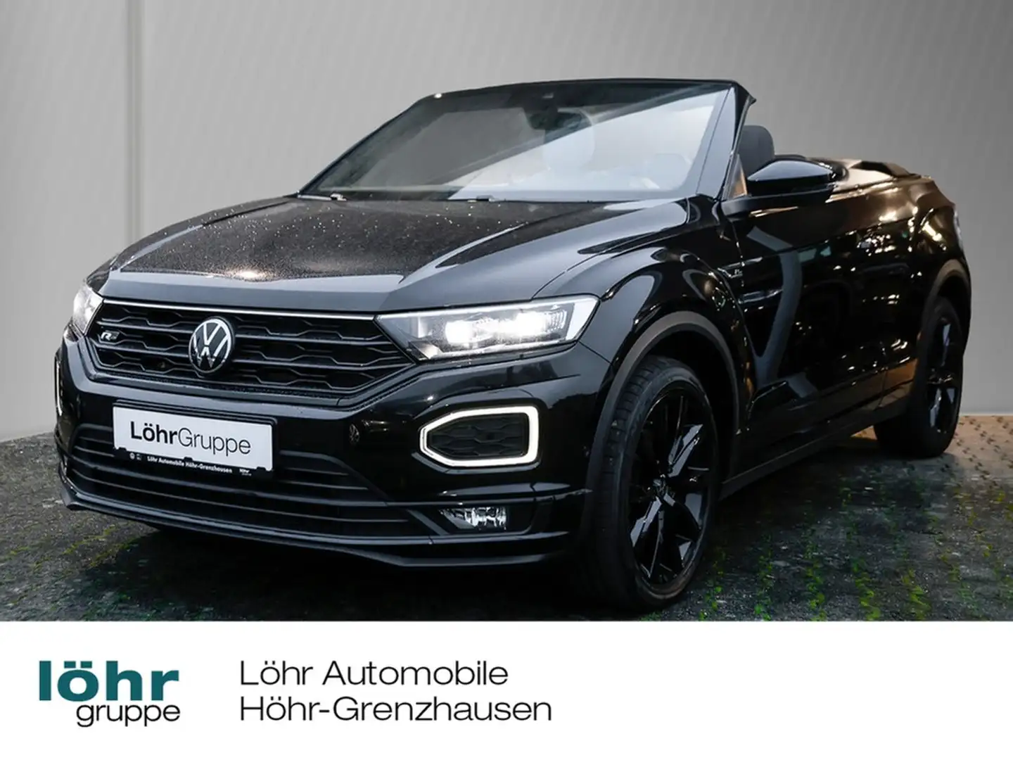 Volkswagen T-Roc Cabriolet 1,5 TSI R-Line DSG,LED,AHK,ALU 18",AC... Schwarz - 1