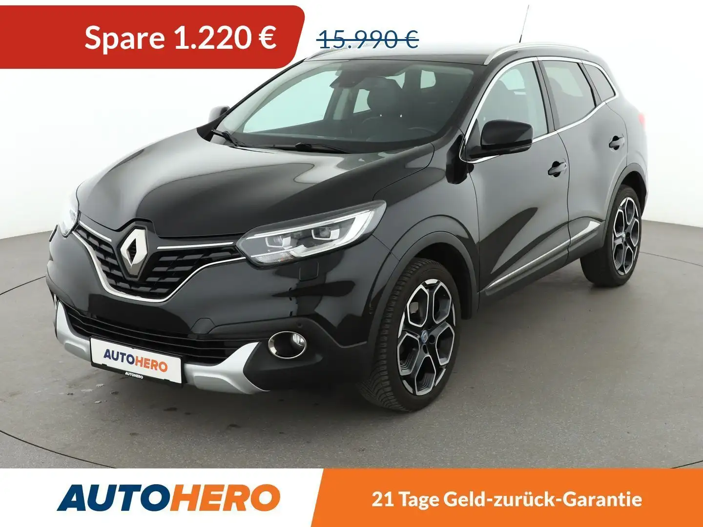 Renault Kadjar 1.6 TCe Crossboarder-S*LED*NAVI*CAM*PDC*KLIMA* Noir - 1