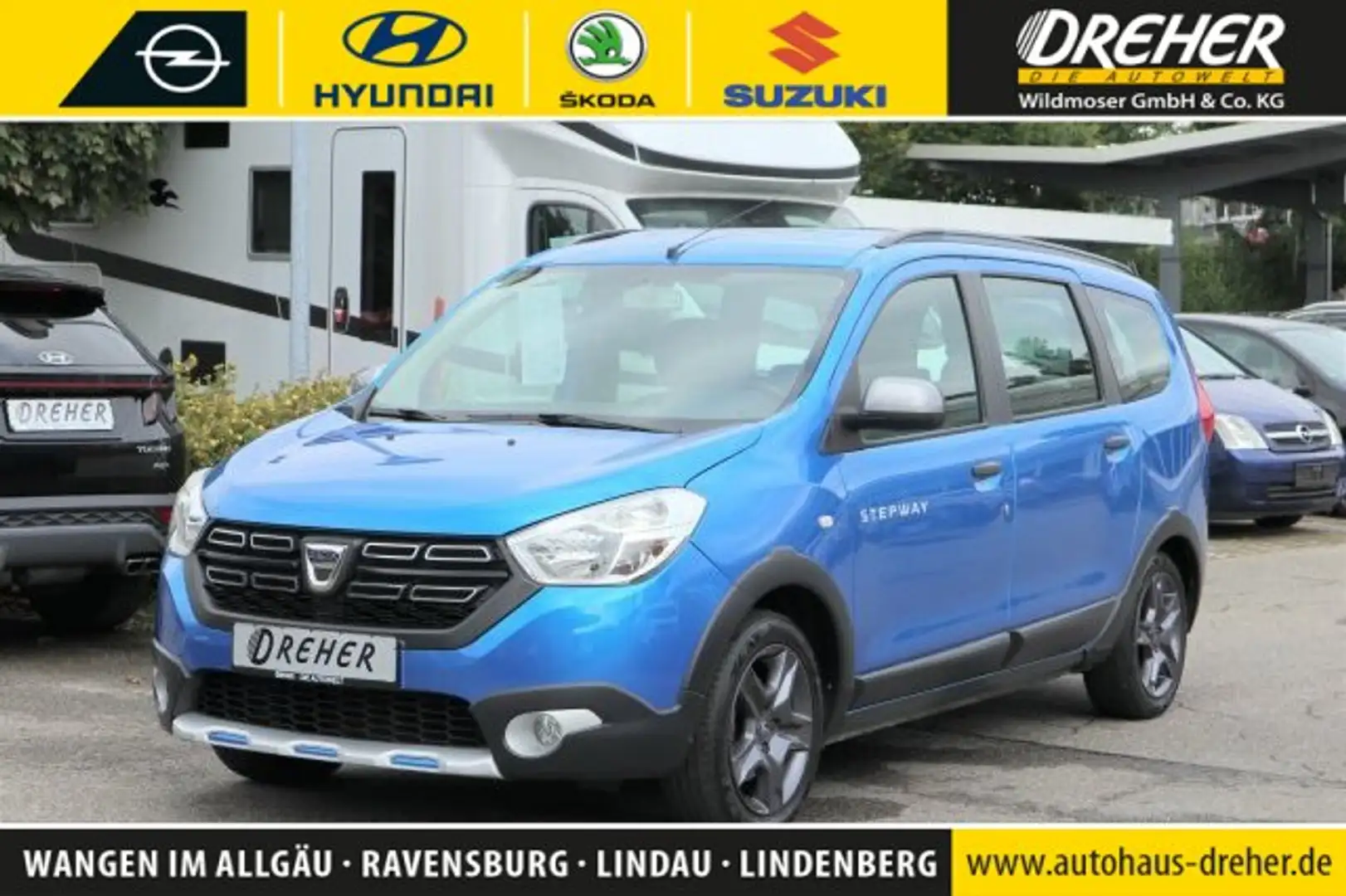 Dacia Lodgy Lodgy 1.2 TCe 115 Stepway Celebration Klima/LM Blau - 1