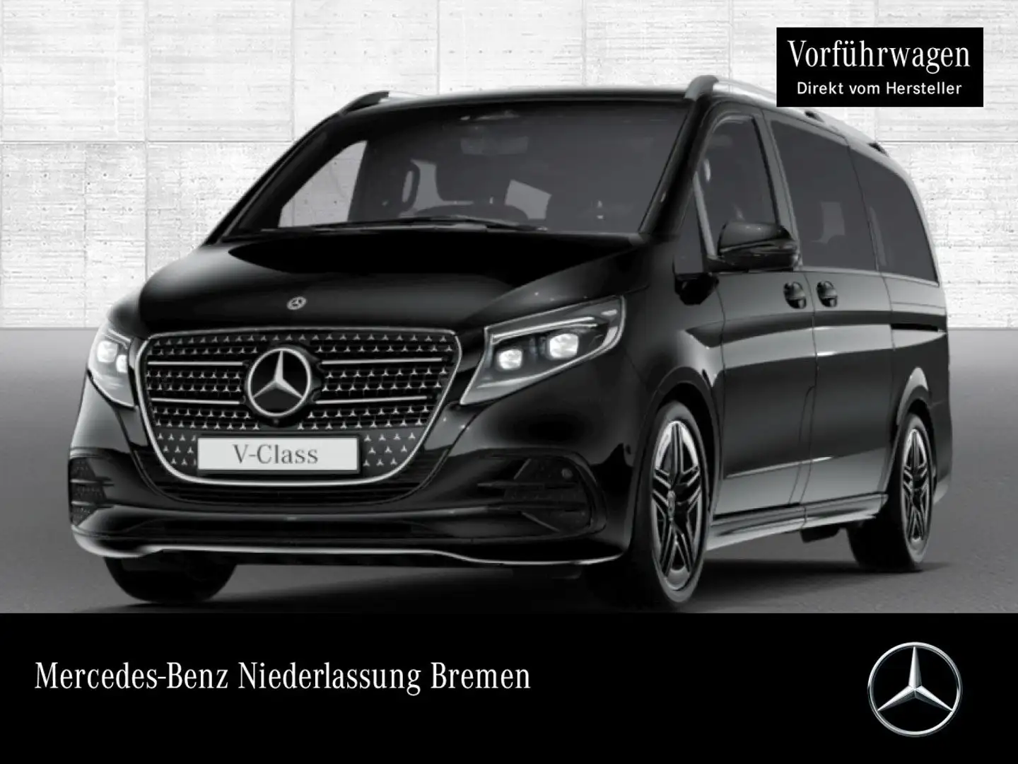 Mercedes-Benz V 300 d 4M EXCLUSIVE+Allrad+AMG+SchiebDa+9G+AHK Schwarz - 1
