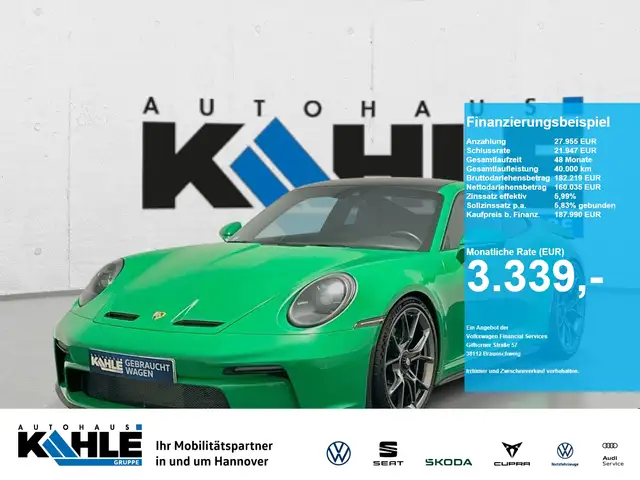 Porsche 992 911 GT3 Touring Ceramic Lift Anschlussg