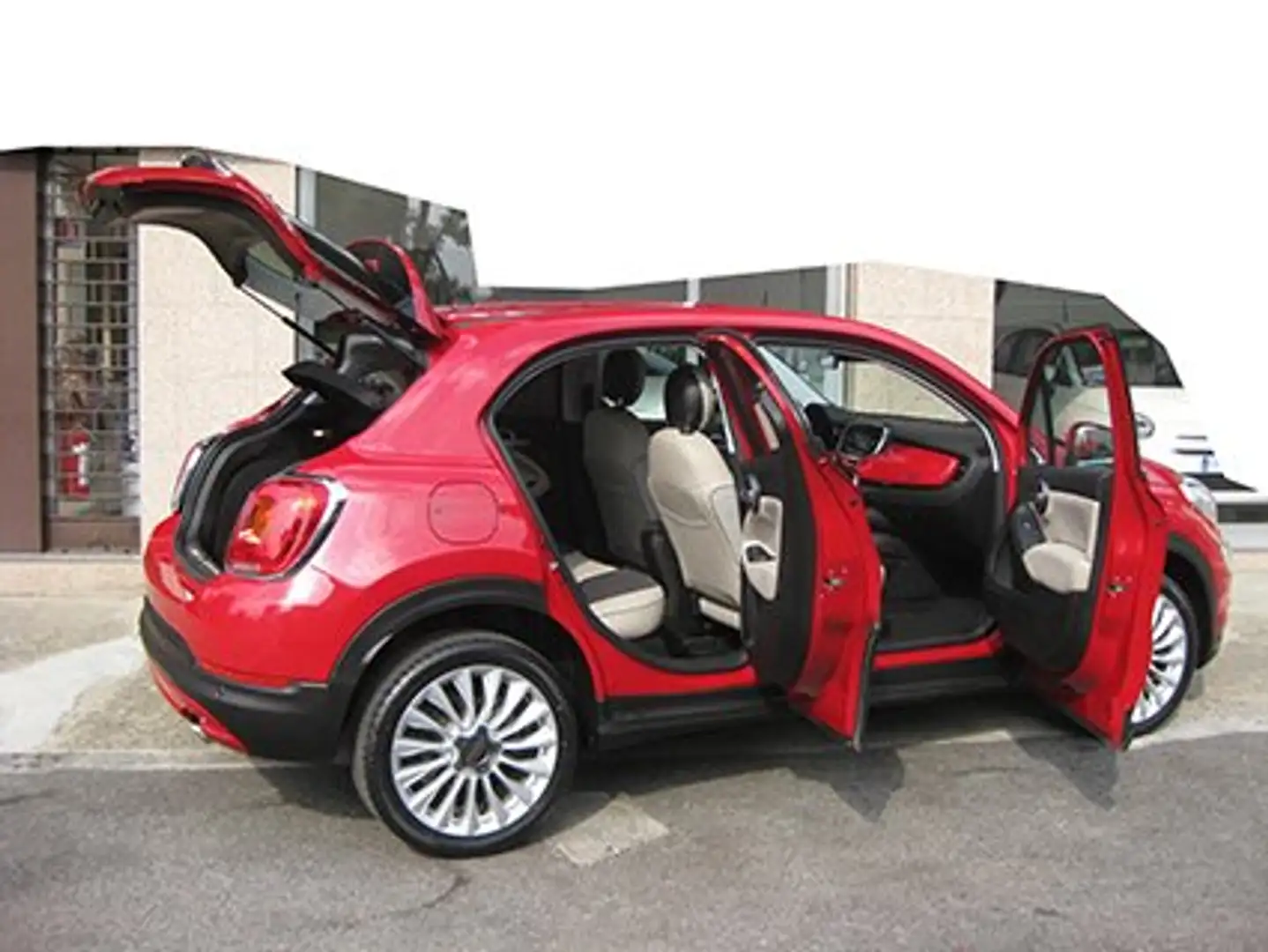 Fiat 500X 500X 1.3 mjt Lounge 4x2 95cv Rosso - 2