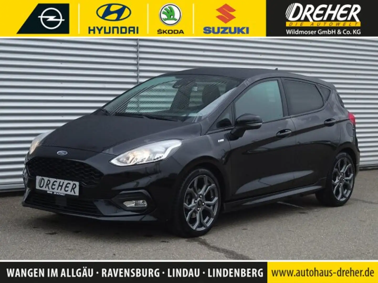 Ford Fiesta Fiesta 1.0 EcoBoost ST-Line Kamera/PDC/Klima Navi Schwarz - 1