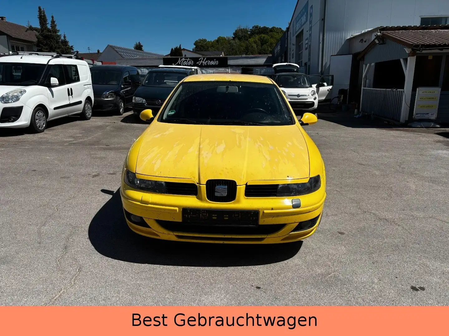SEAT Leon 1,6 16V Stella-TÜV07/25-EURO4-ALU Jaune - 2