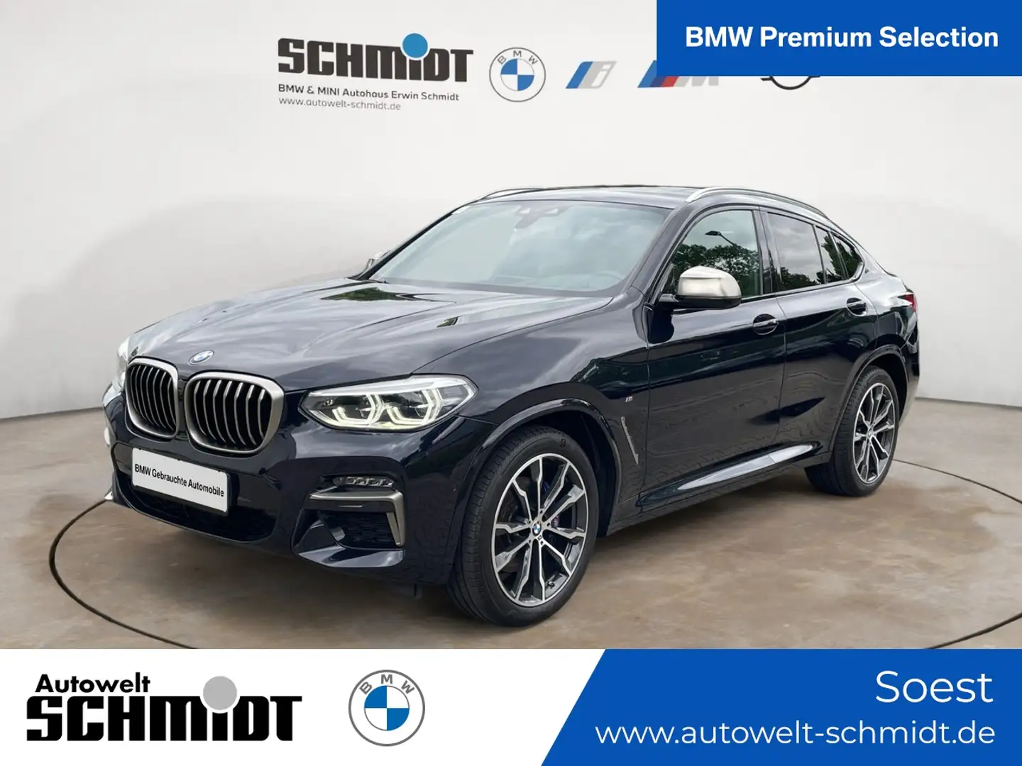 BMW X4 M40i + 2.Jahre.BPS-GARANTIE Noir - 1