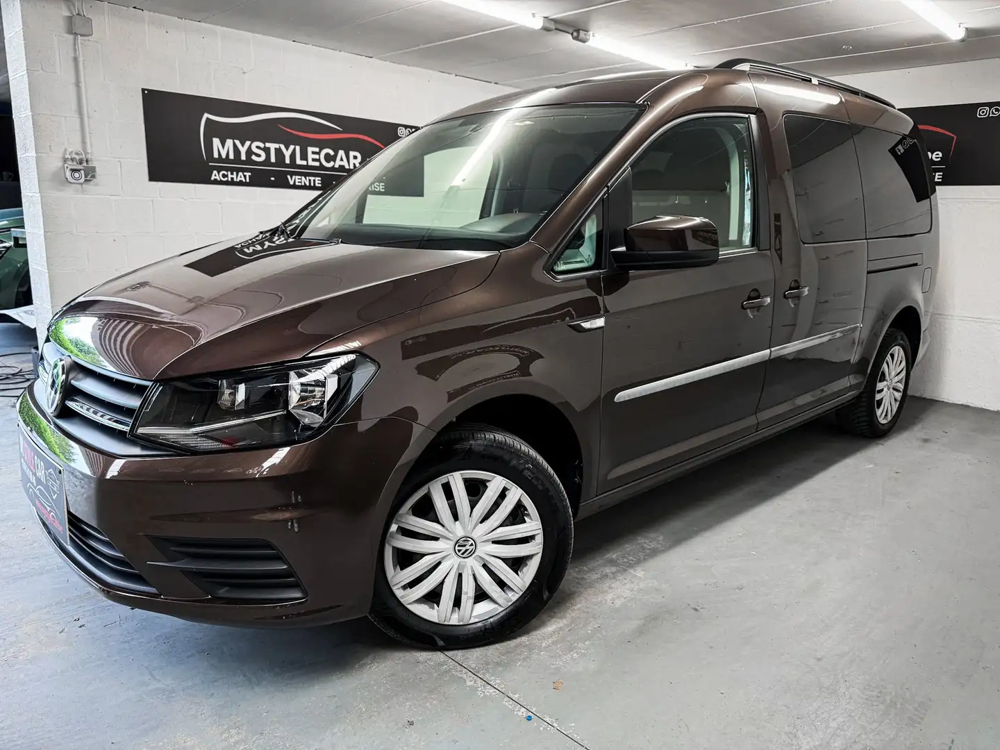Volkswagen Caddy Caddy Maxi 2.0 TDi 7 places AUTOMATIQUE. TVA RECUP Bruin - 1