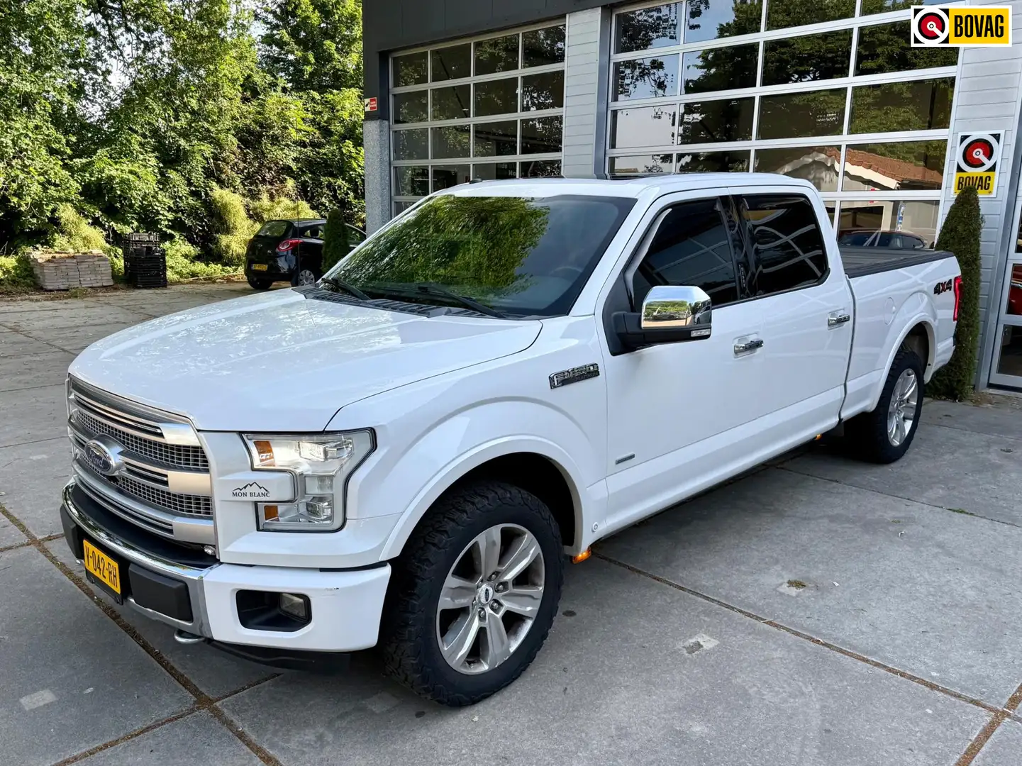 Ford F 150 FORD PLATINUM 4x4|Panorama|Prins LPG|Leer|3.500 AW Blanco - 1