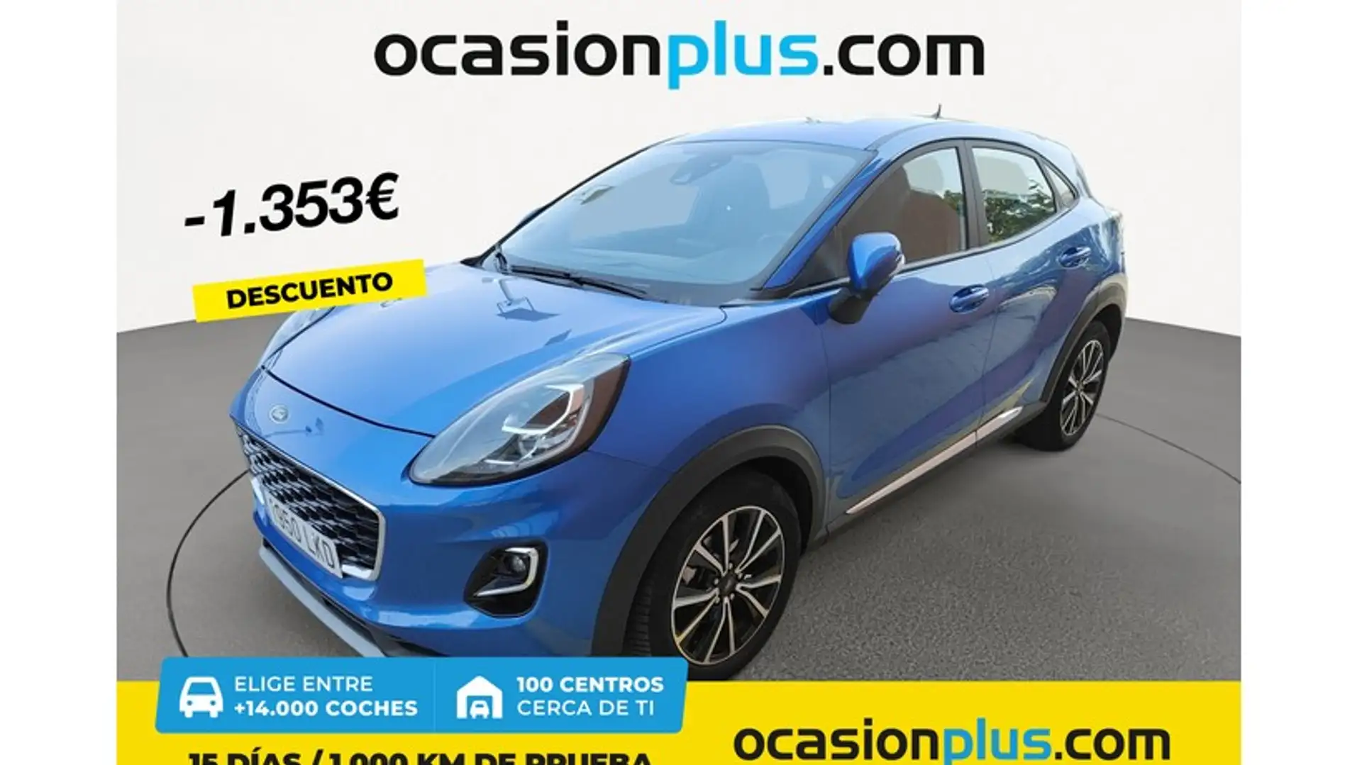 Ford Puma 1.0 EcoBoost MHEV Titanium 125 Blau - 1