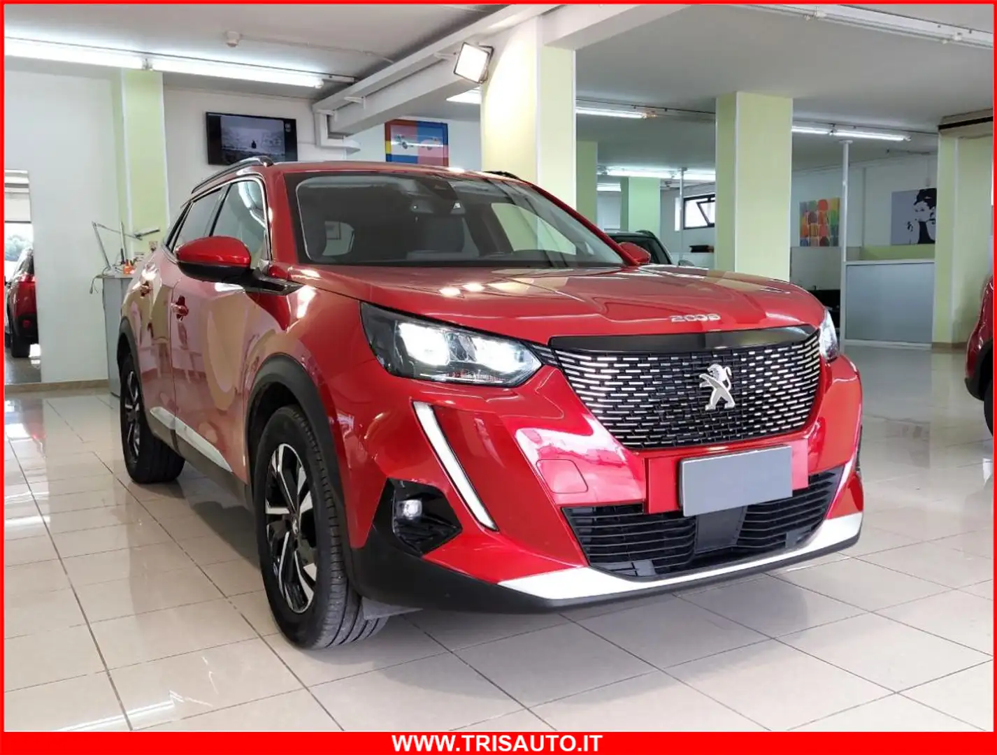 Peugeot 2008 1.5 Bluehdi S&S Allure NEOPATENTATI (FULL LED+PELL Rosso - 1
