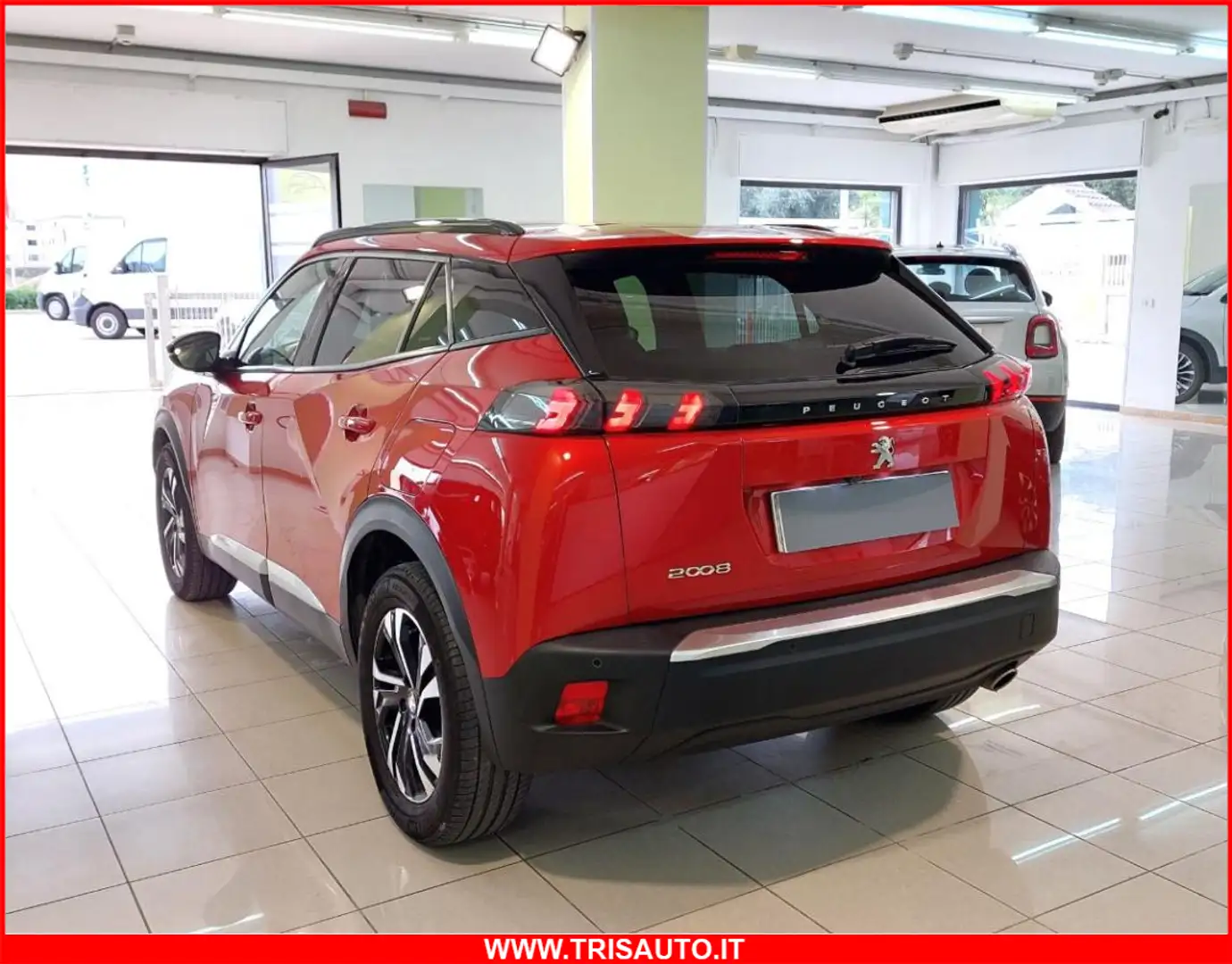 Peugeot 2008 1.5 Bluehdi S&S Allure NEOPATENTATI (FULL LED+PELL Rosso - 2