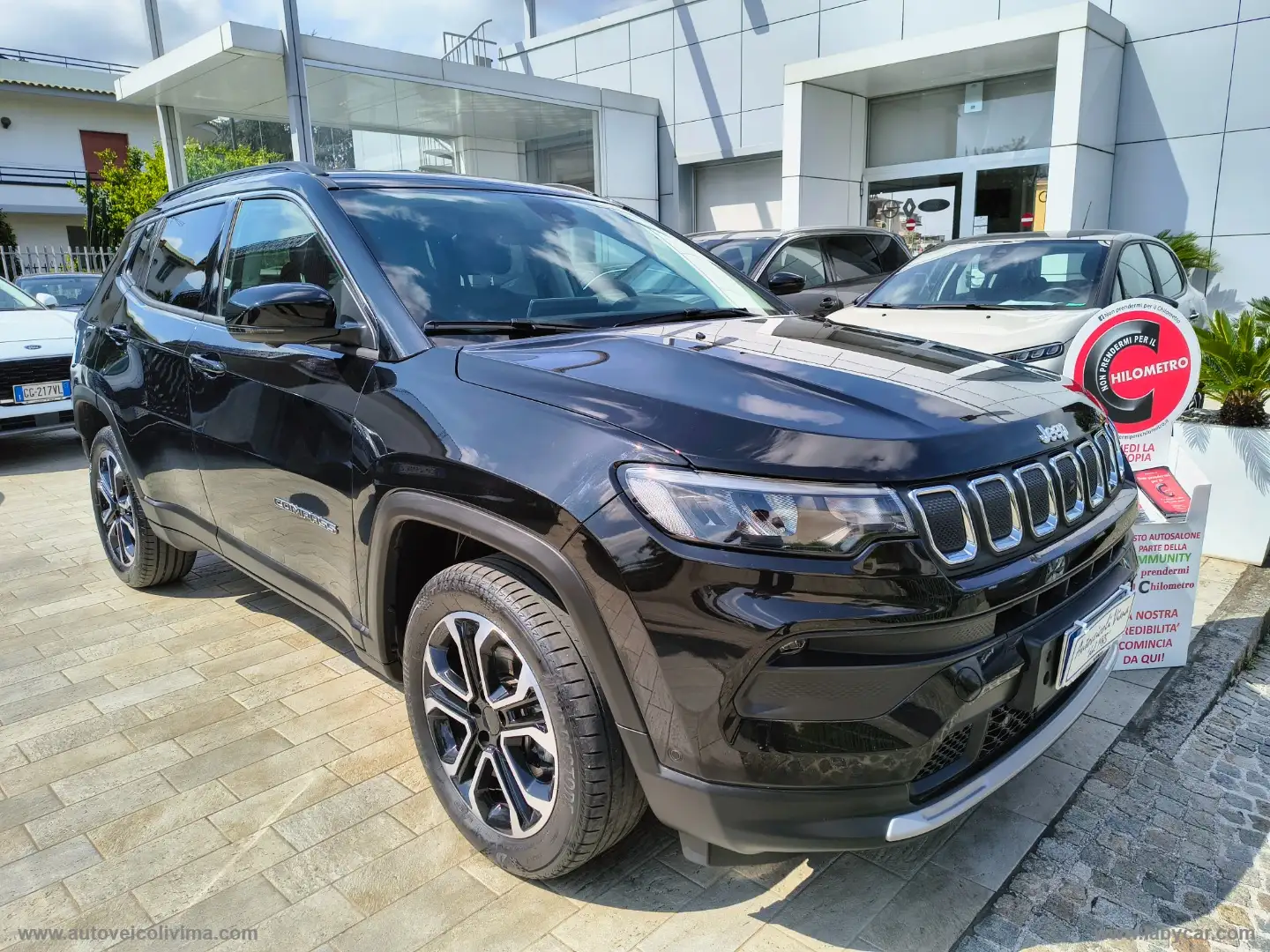 Jeep Compass 1.6 Mjt II 2WD Limited Schwarz - 1