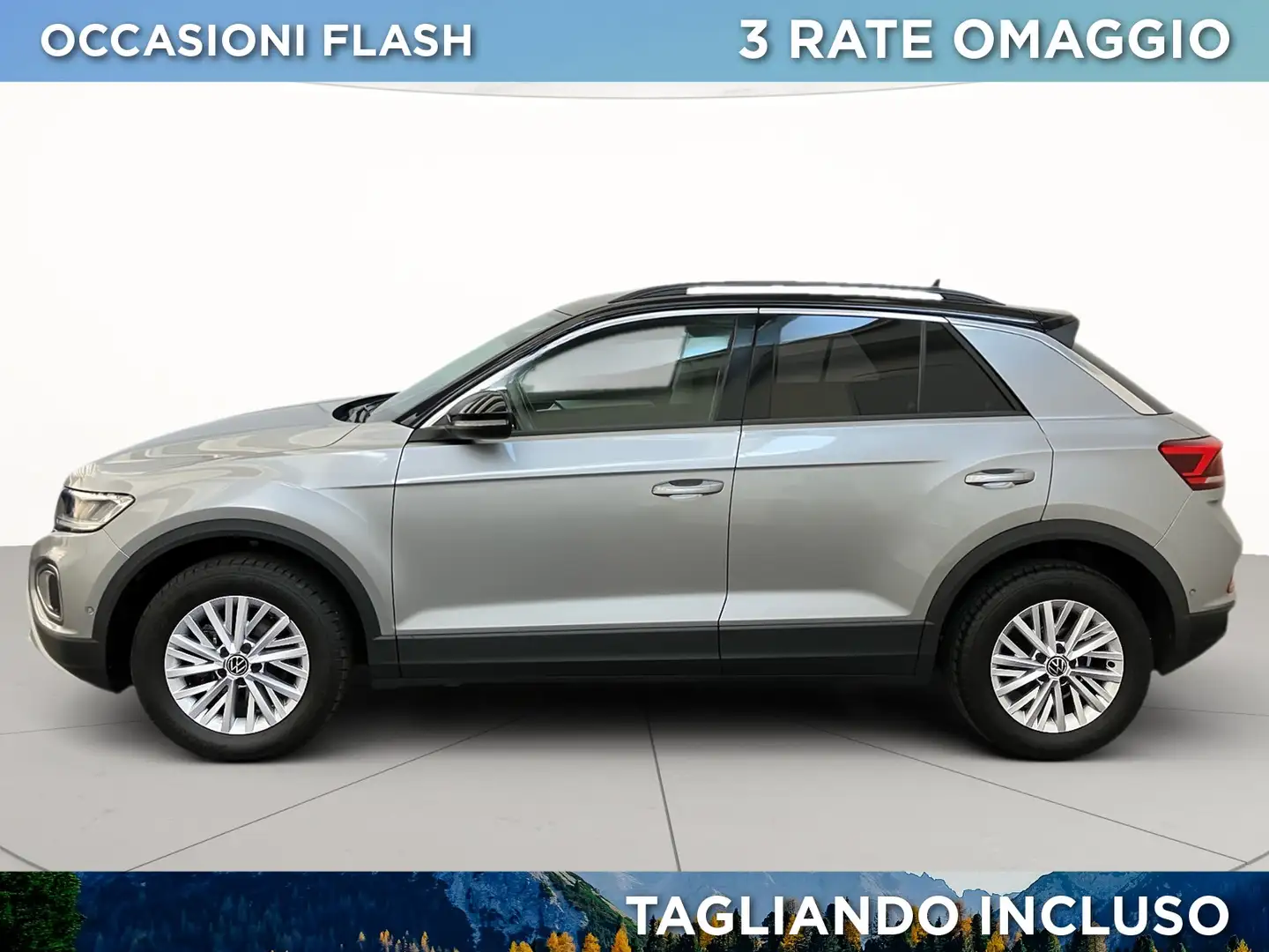 Volkswagen T-Roc 2.0 tdi life 115cv Gris - 2