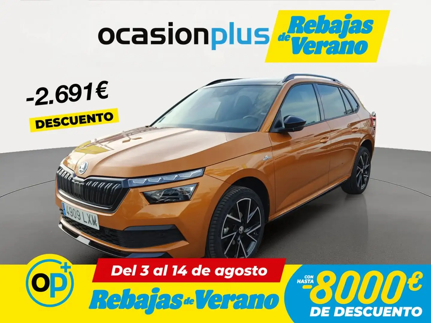 Skoda Kamiq 1.0 TSI Montecarlo 81kW DSG Naranja - 1