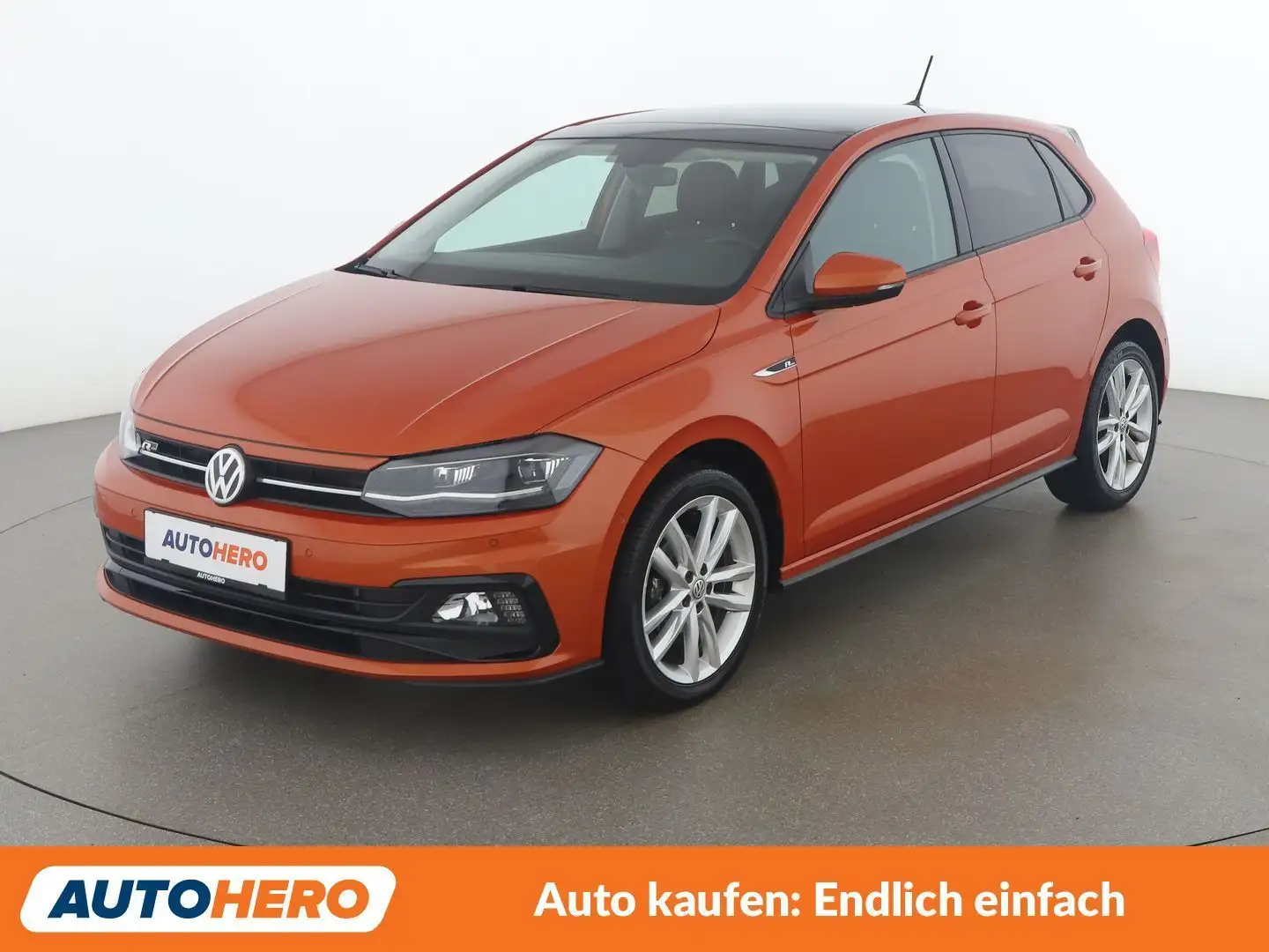 Volkswagen Polo 1.0 TSI R-Line Highline Orange - 1