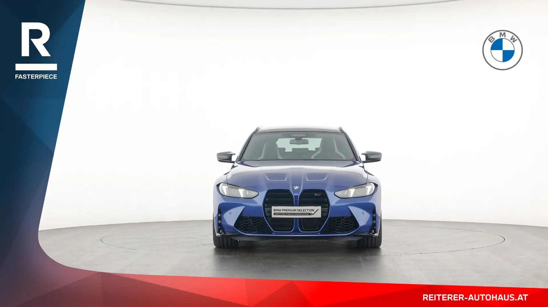 BMW M3 Competition M xDrive *M-Carbon Schalensitze *Adapt. M-Fahrwerk Blau - 2