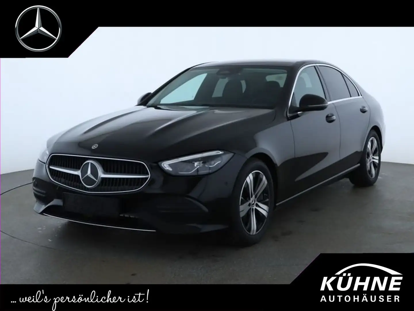 Mercedes-Benz C 200 d Avantgarde AHK Totwinkel LED Navi Kamera Schwarz - 1