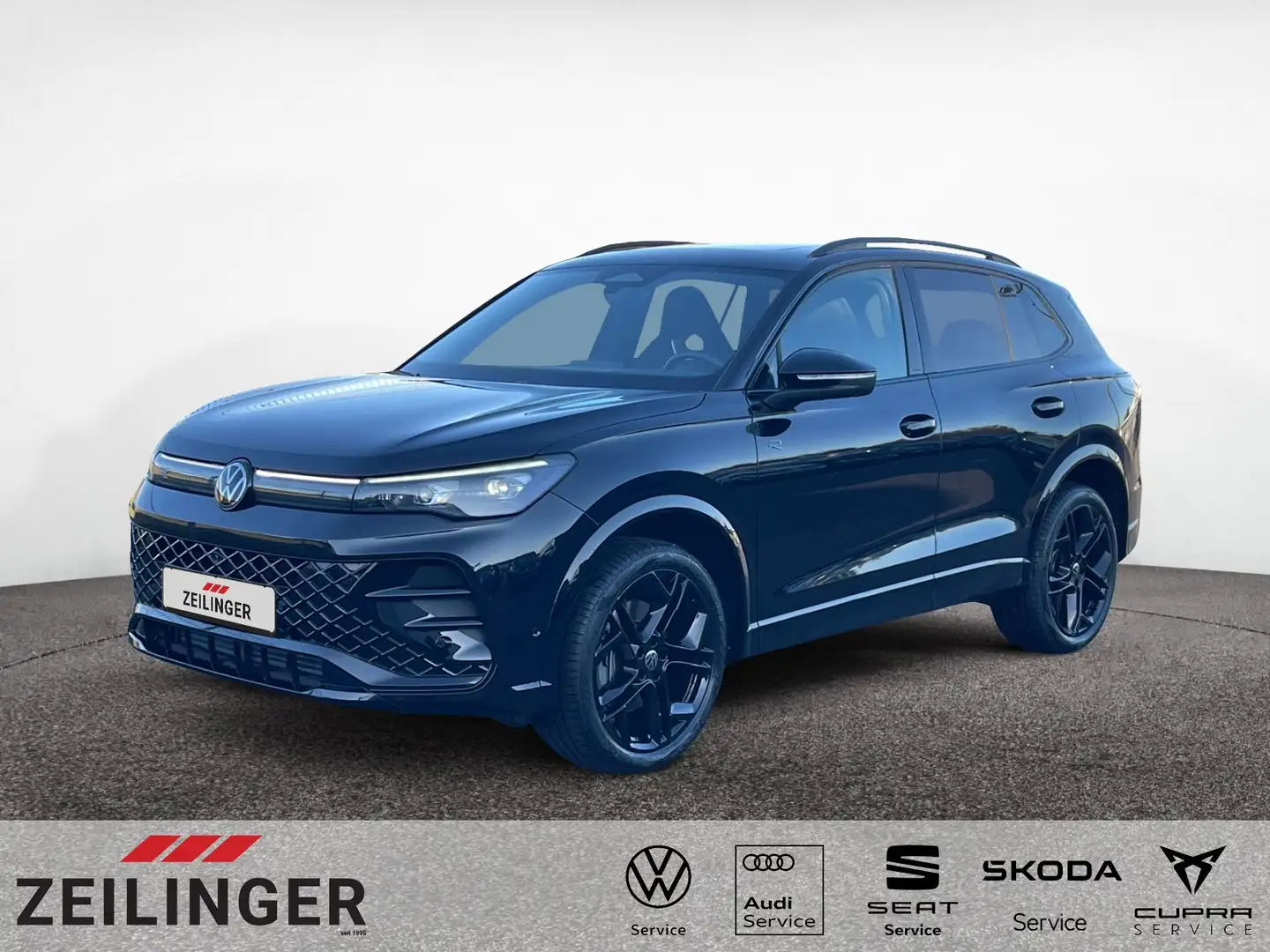 Volkswagen Tiguan R-Line 4Mo. TDI DSG|PANO|AHK|eHECK|DCC Schwarz - 1