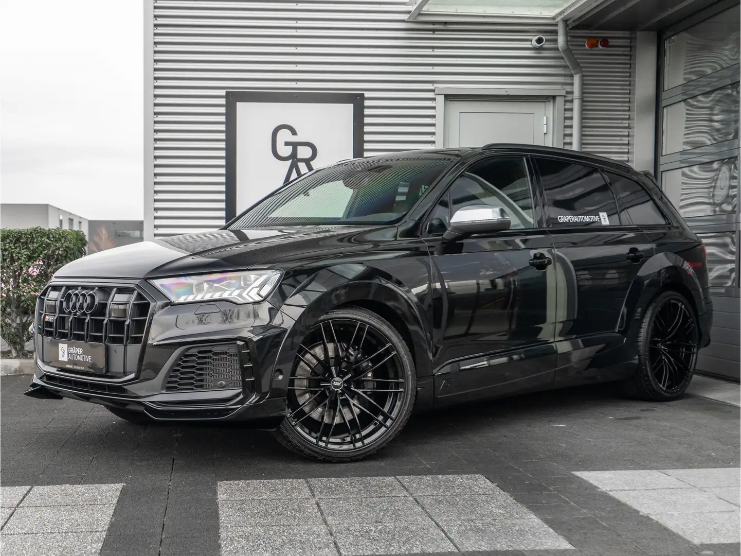 Audi SQ7 4.0 TFSI SQ7 ABT WIDEBODY | 23" | 700 PK | GRIJS K Negro - 2