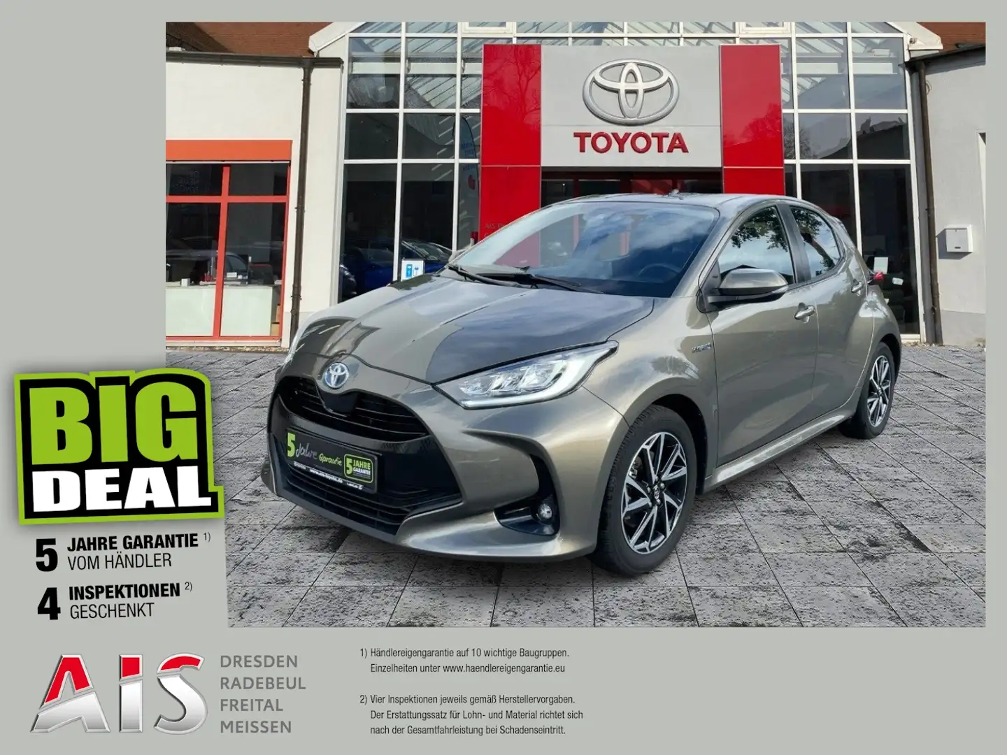 Toyota Yaris 1.5 Hybrid Team Deutschland ACC+LED+Navi+SHZ+LM Bronze - 1