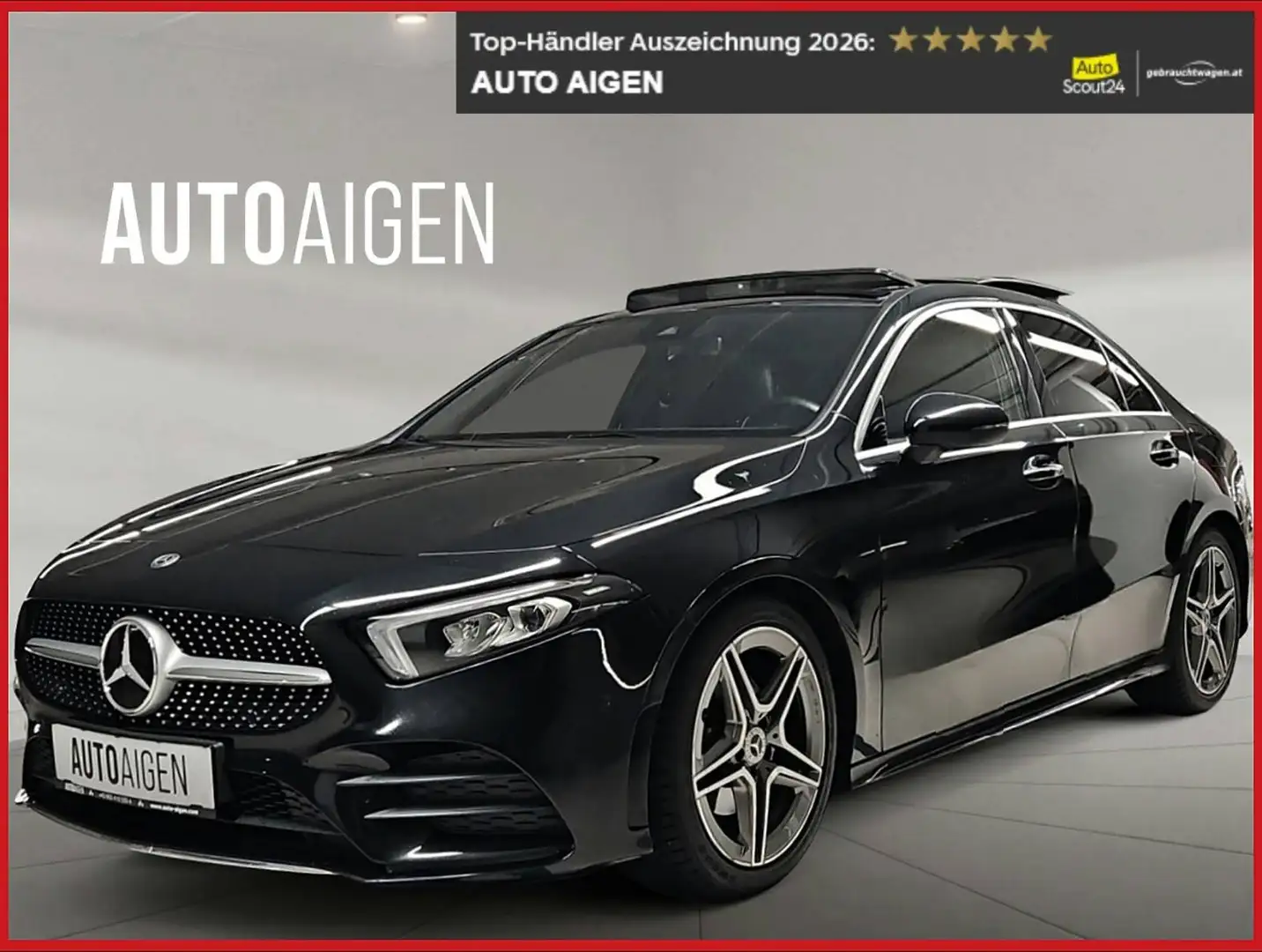 Mercedes-Benz A 180 d * LIMO * AMG * PANO * VIRTUAL COCKPIT * 2. BESITZ * KAMERA * LED * KEYLESS-GO * Schwarz - 1
