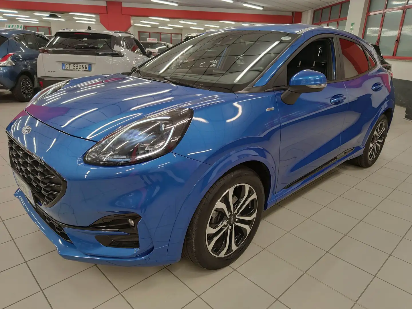 Ford Puma 1.0 125cv Hybrid S&S ST-Line + Car Play "SUPER PR Bleu - 1