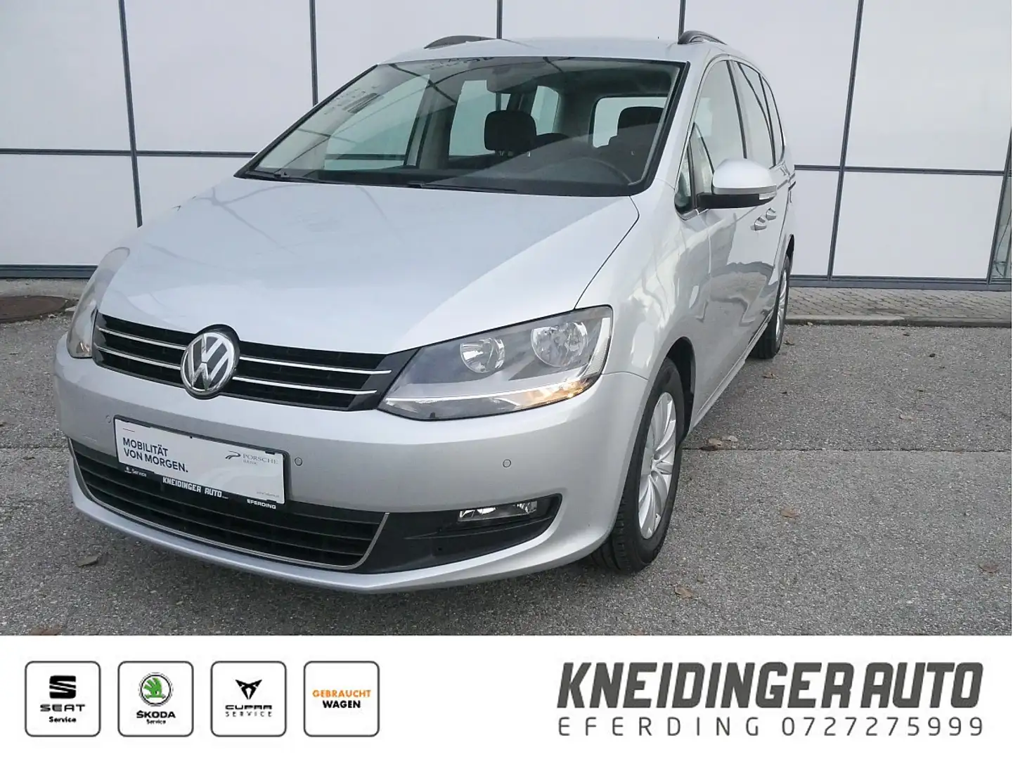 Volkswagen Sharan Comfortline SCR 2,0 TDI DSG, Tempomat, Klima, B... Silber - 1