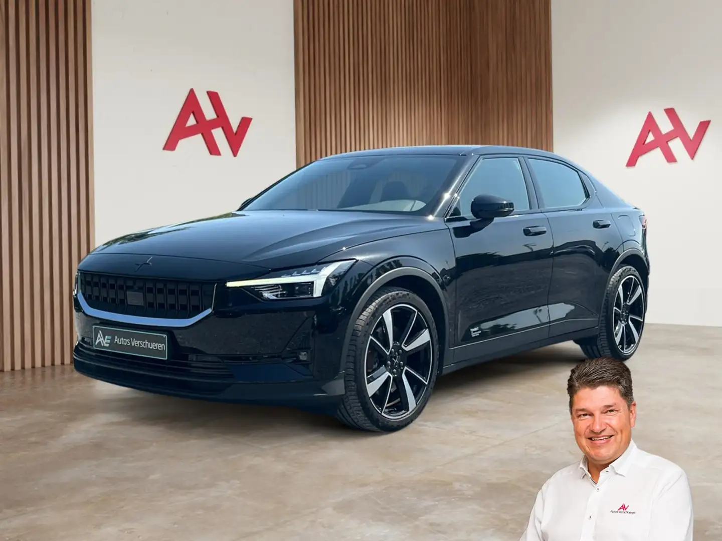 Polestar 2 Dual Motor AWD 78 kWh ** Pano | ACC | Harman Ka... Zwart - 1