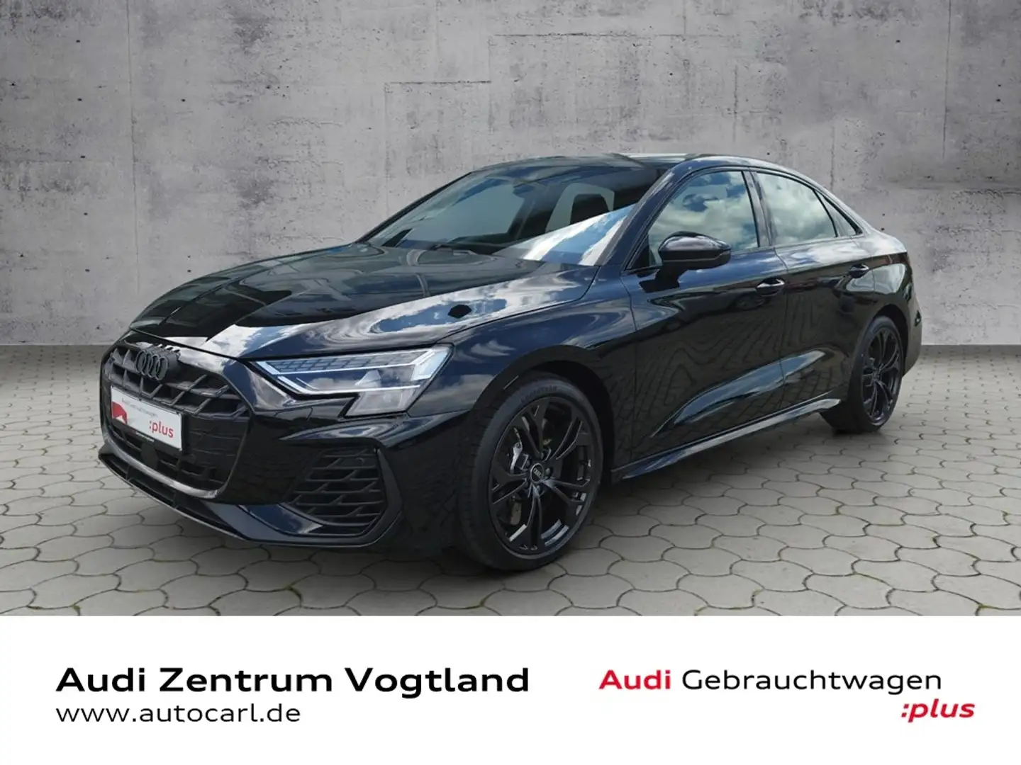 Audi S3 Limousine 2.0TFSI qua S tron/Navi/3-Zonen/3J-AG/G Negro - 1