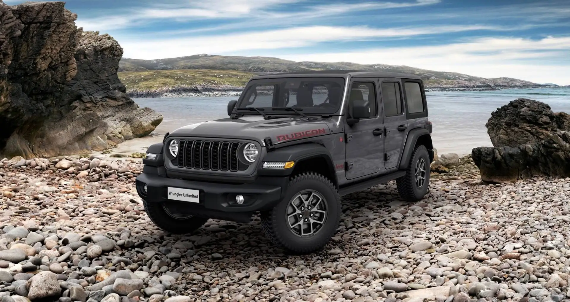 Jeep Wrangler 4ª serie Unlimited 2.0 Turbo Rubicon Grigio - 2